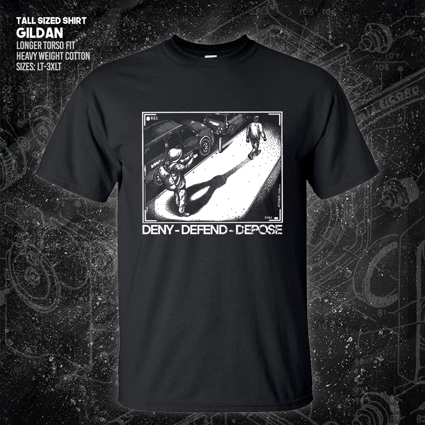 Deny Defend Depose - Spade.Ink