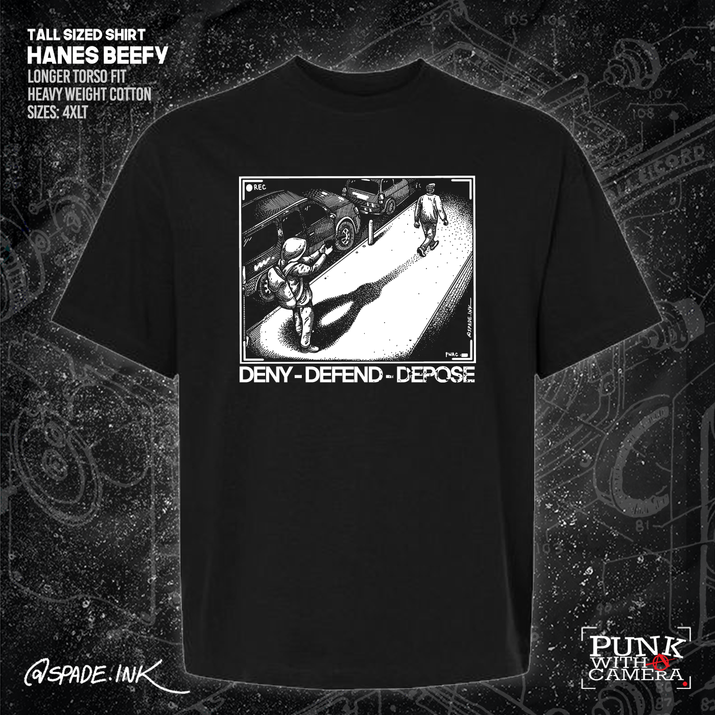 Deny Defend Depose - Spade.Ink