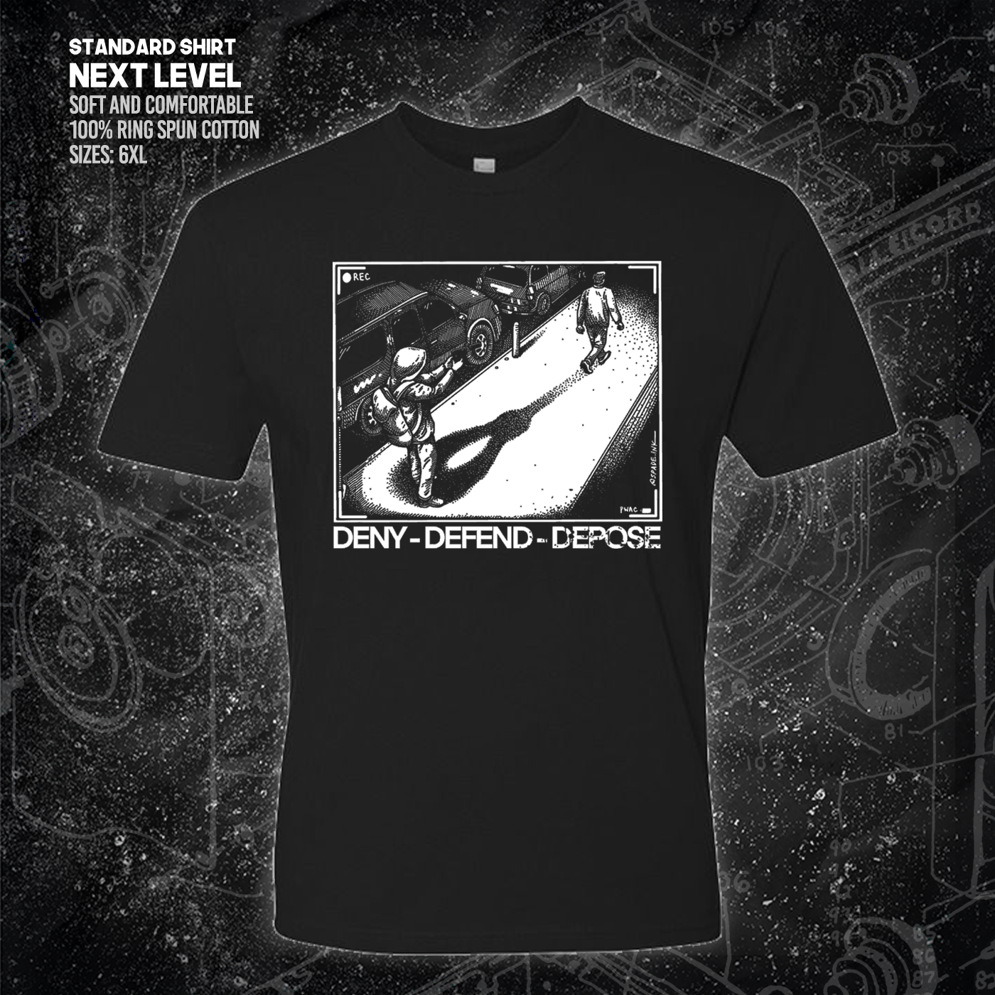 Deny Defend Depose - Spade.Ink