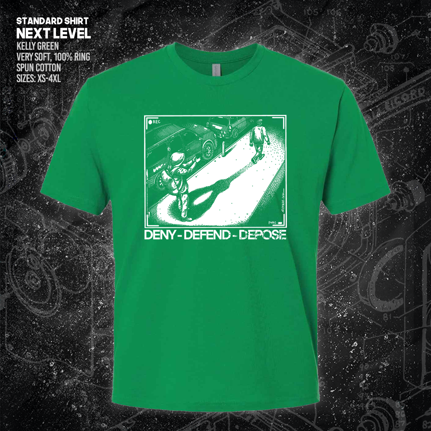 Deny Defend Depose - Spade.Ink