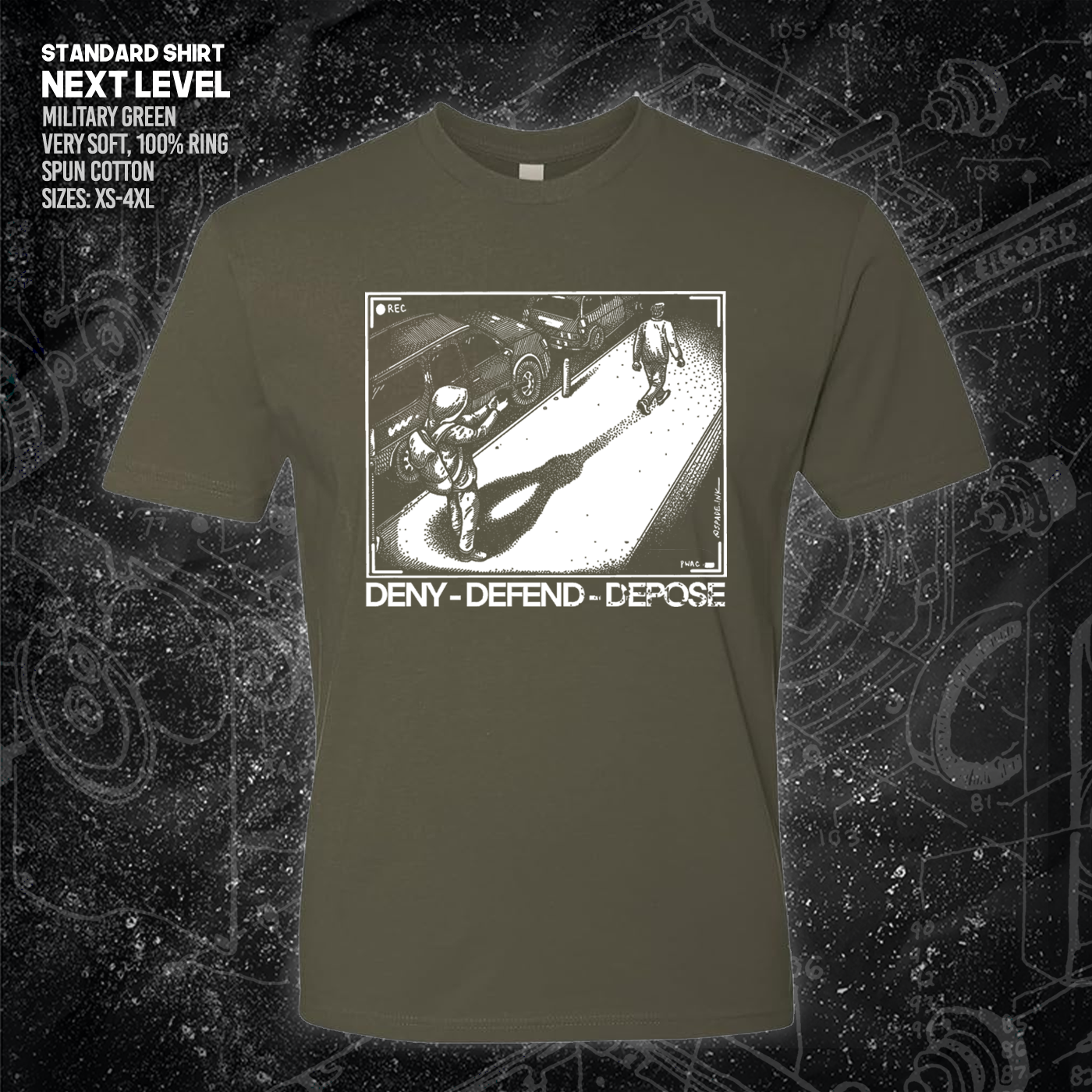 Deny Defend Depose - Spade.Ink