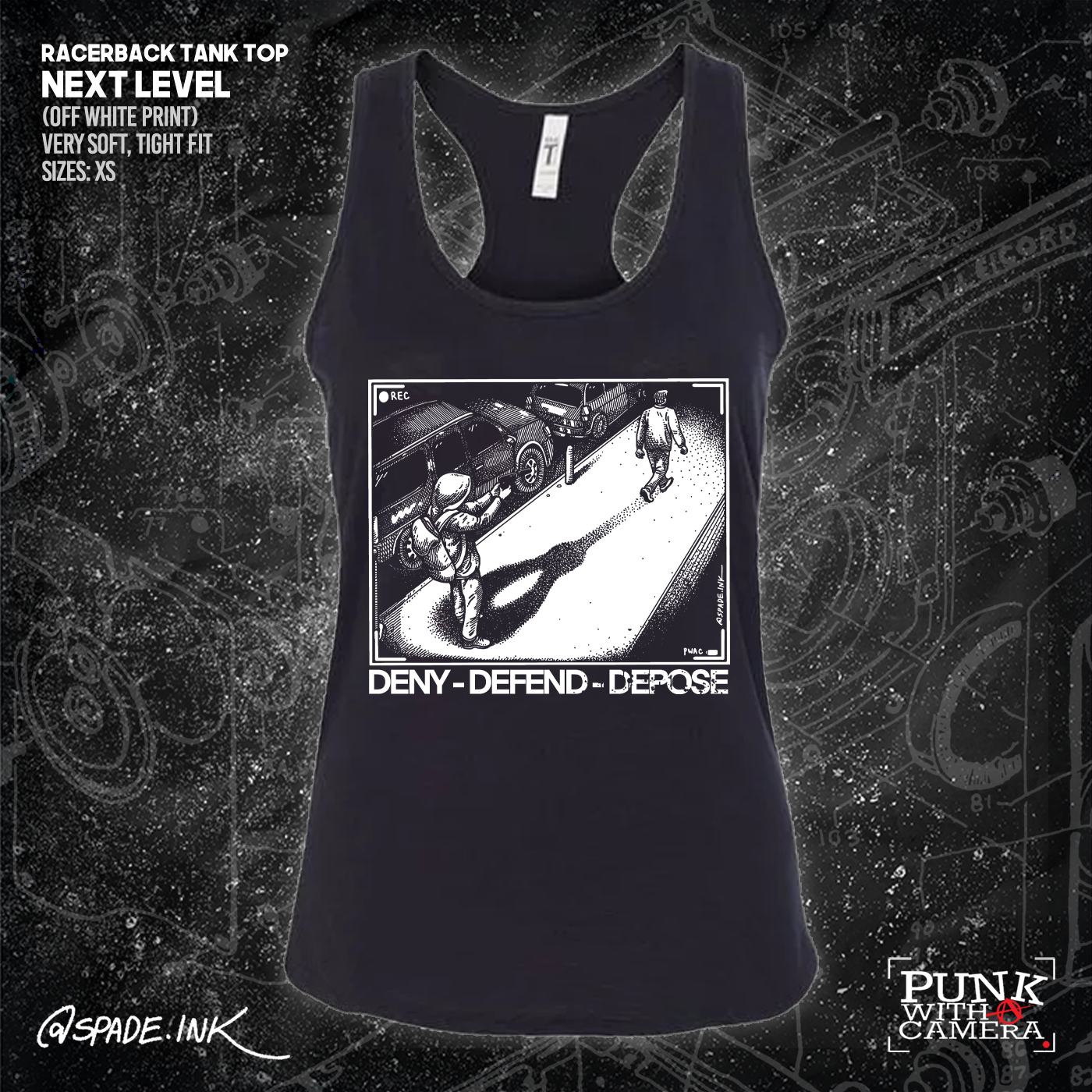 Deny Defend Depose - Spade.Ink