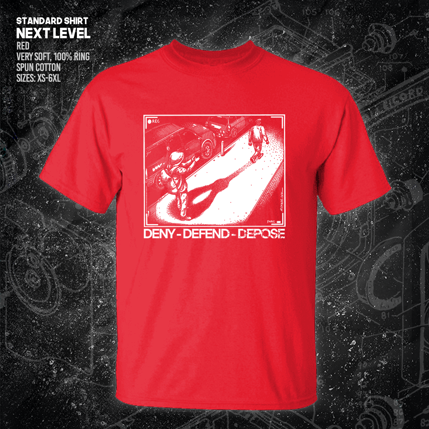 Deny Defend Depose - Spade.Ink