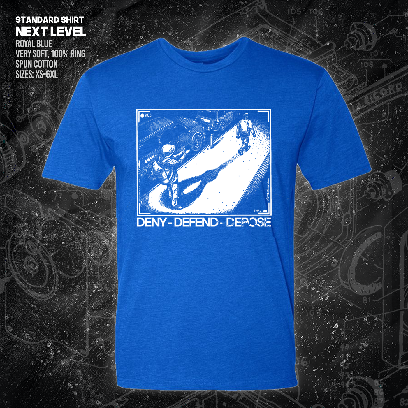 Deny Defend Depose - Spade.Ink