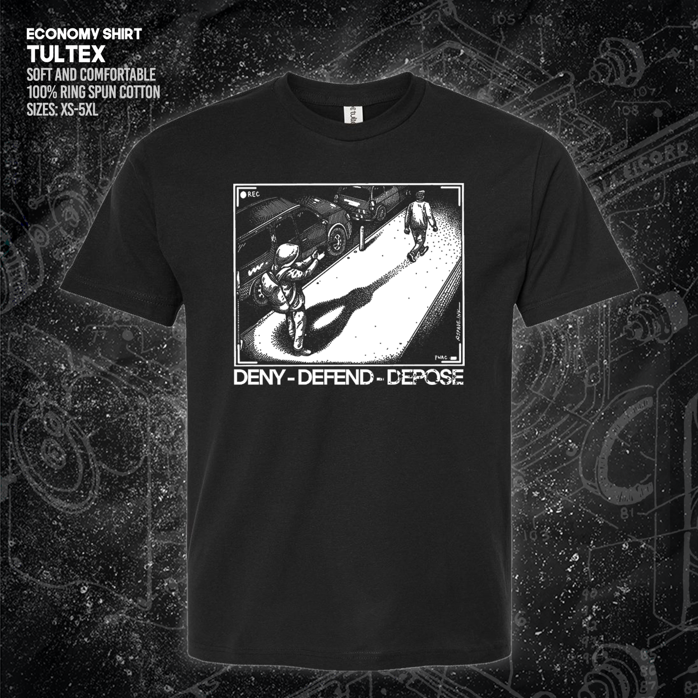 Deny Defend Depose - Spade.Ink