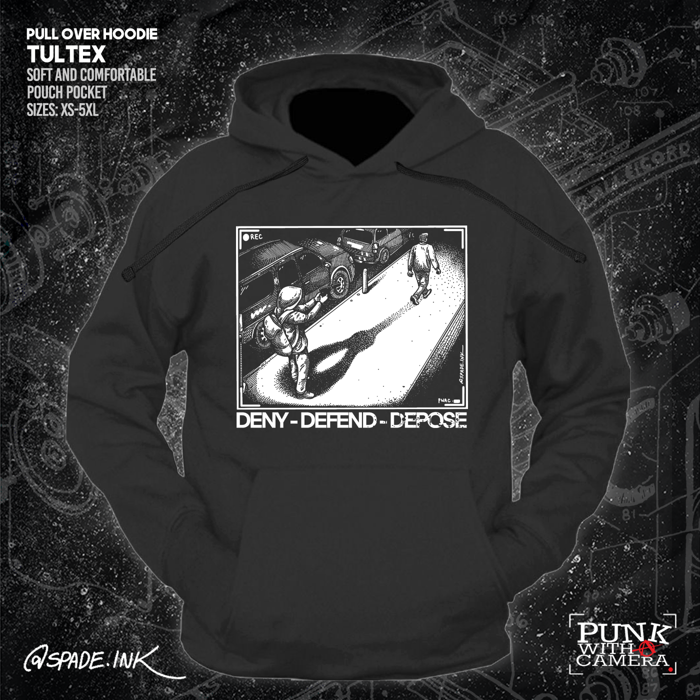 Deny Defend Depose - Spade.Ink