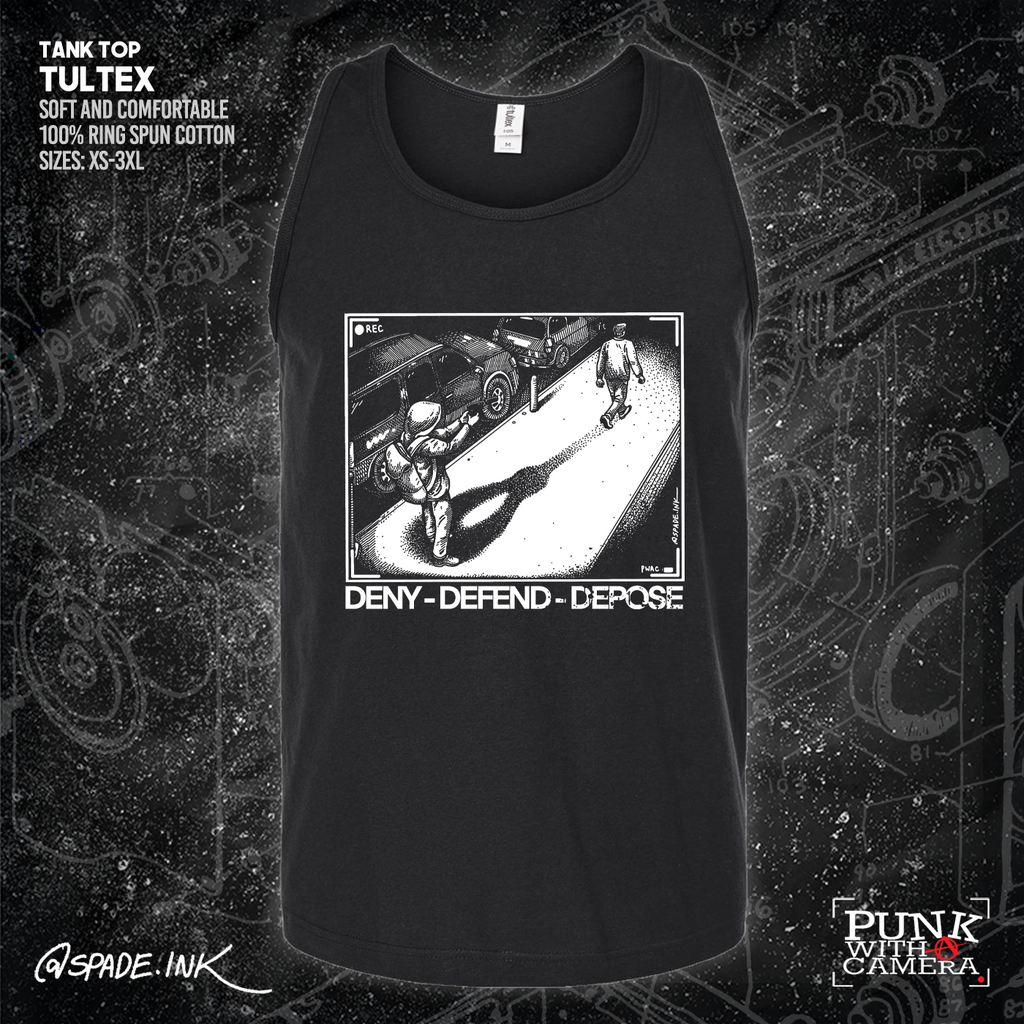 Deny Defend Depose - Spade.Ink