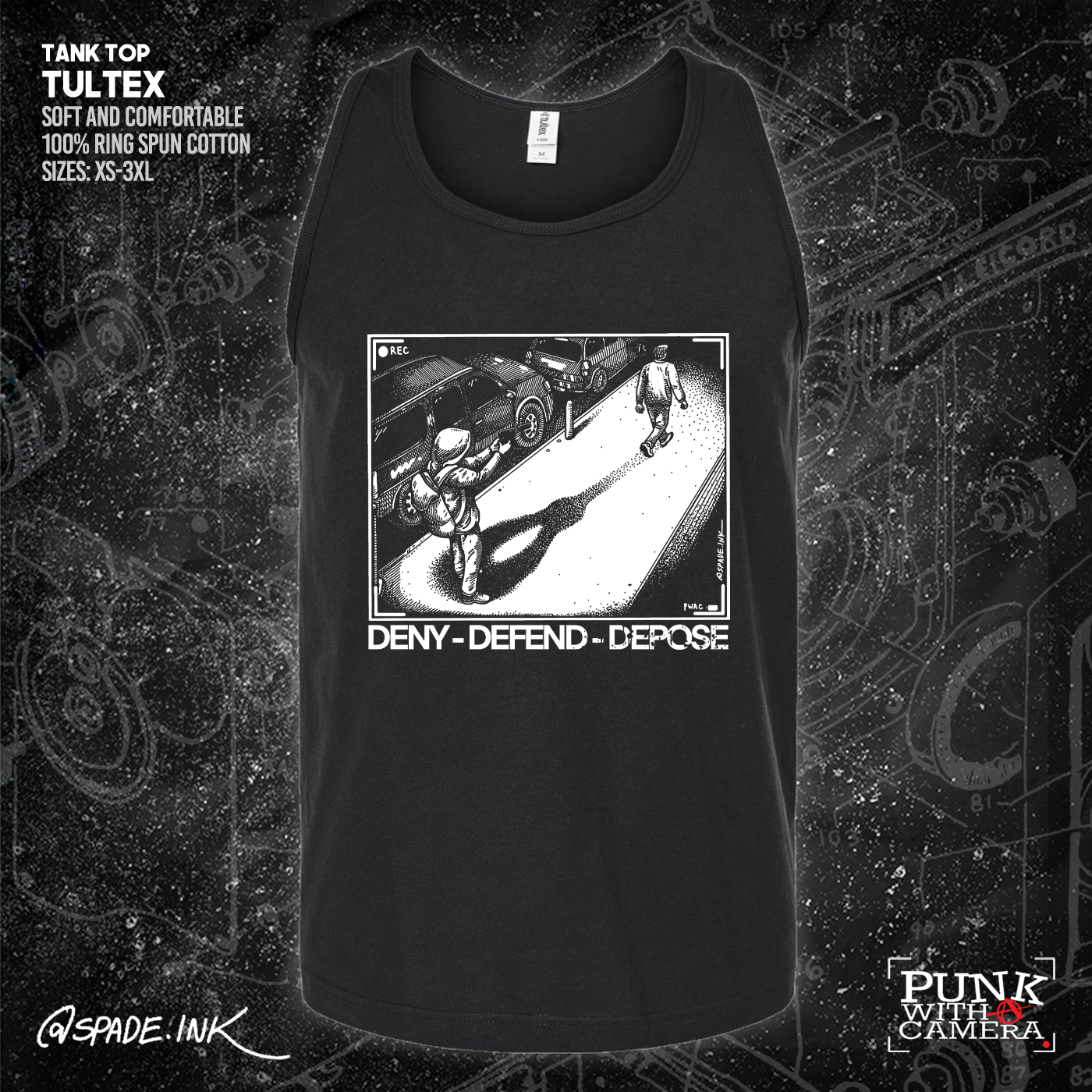 Deny Defend Depose - Spade.Ink