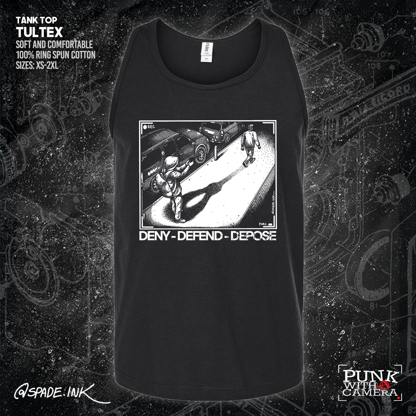 Deny Defend Depose - Spade.Ink
