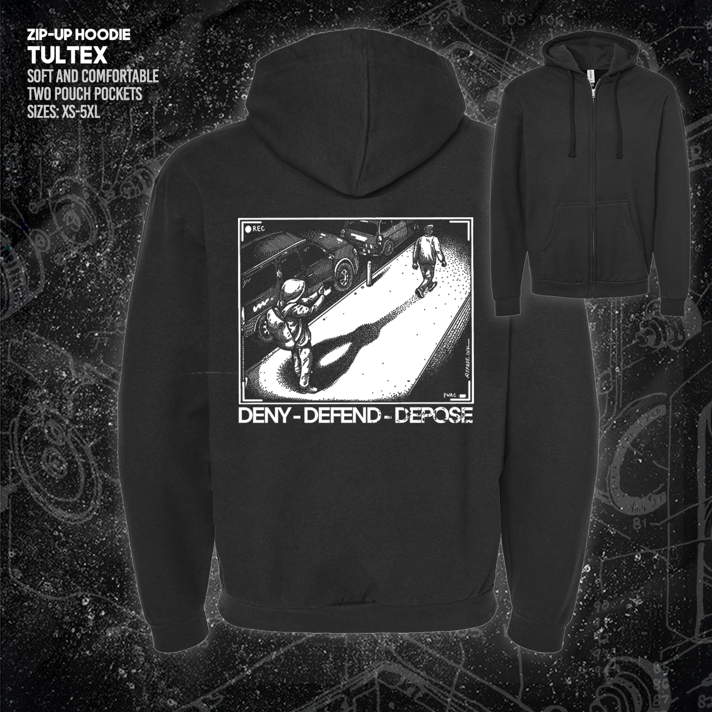 Deny Defend Depose - Spade.Ink