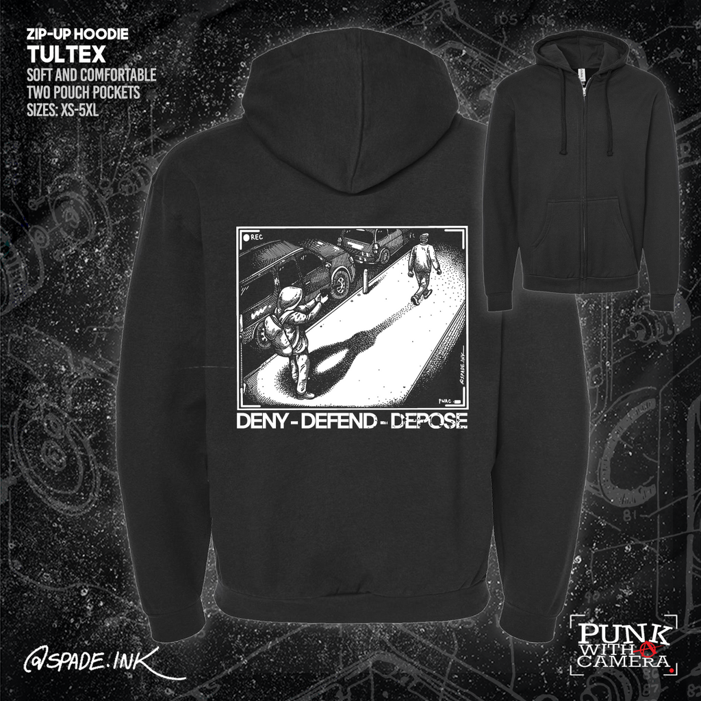 Deny Defend Depose - Spade.Ink
