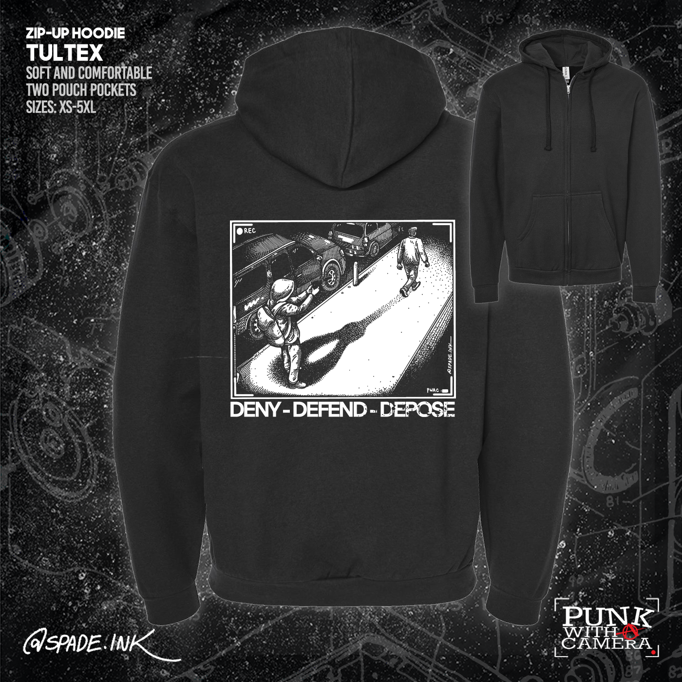 Deny Defend Depose - Spade.Ink