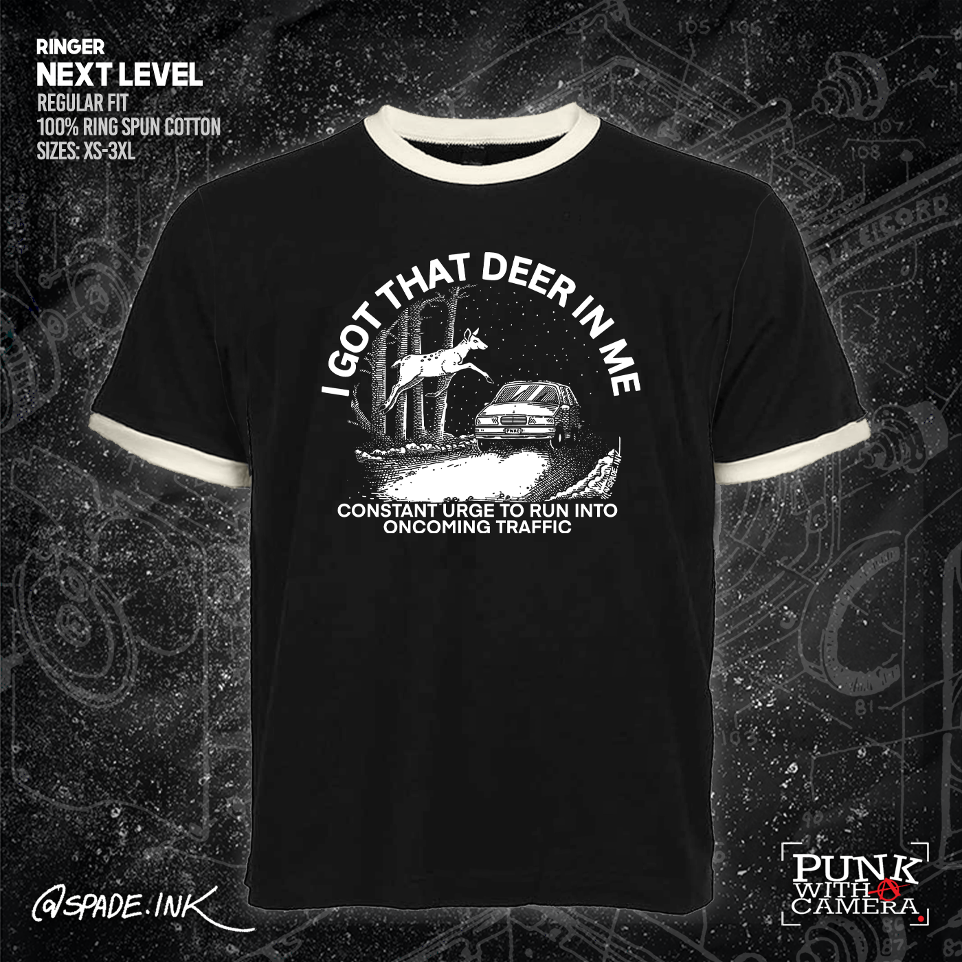 I Got That Deer In Me (Constant Urge To Run Into Traffic) - Spade.Ink