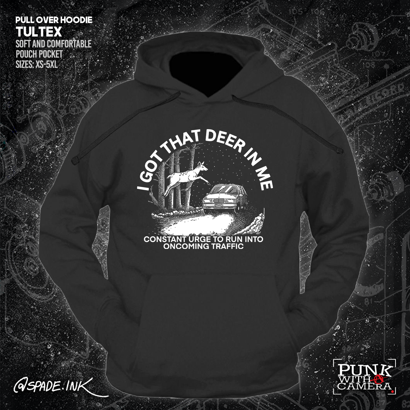 I Got That Deer In Me (Constant Urge To Run Into Traffic) - Spade.Ink