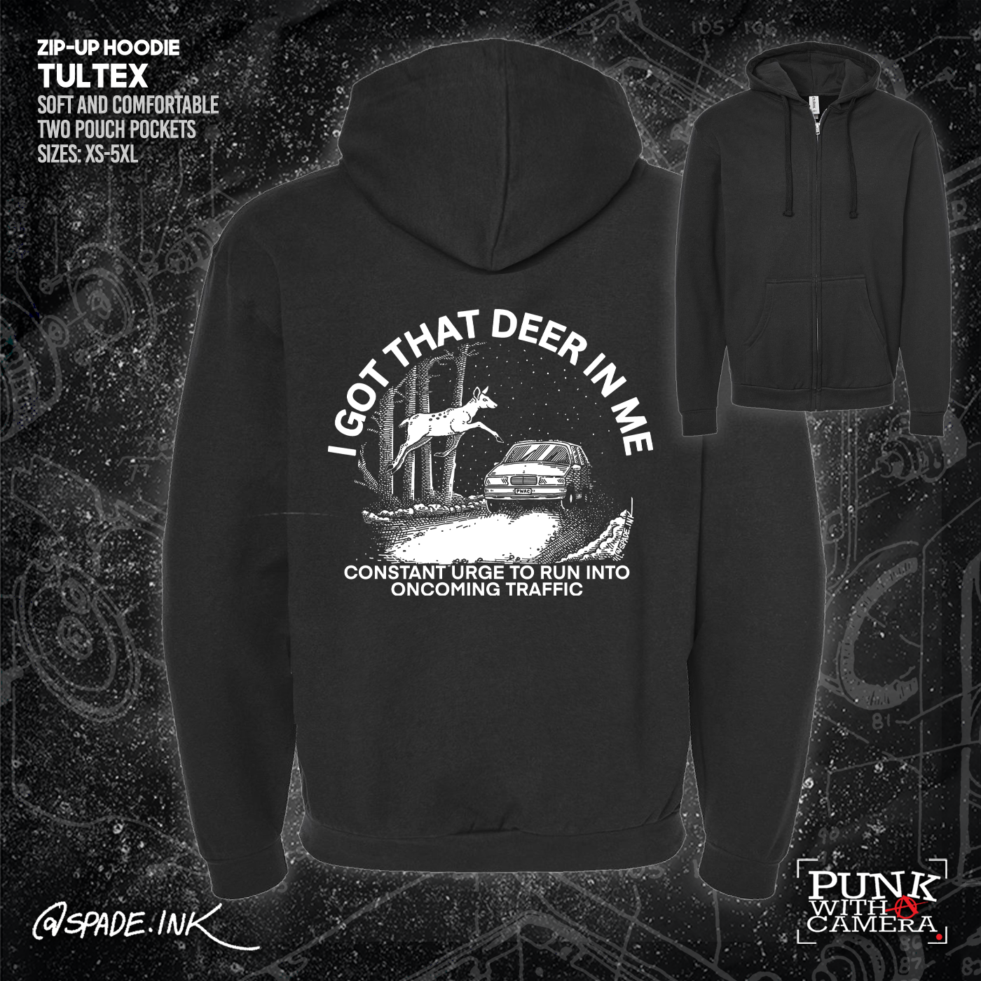 I Got That Deer In Me (Constant Urge To Run Into Traffic) - Spade.Ink