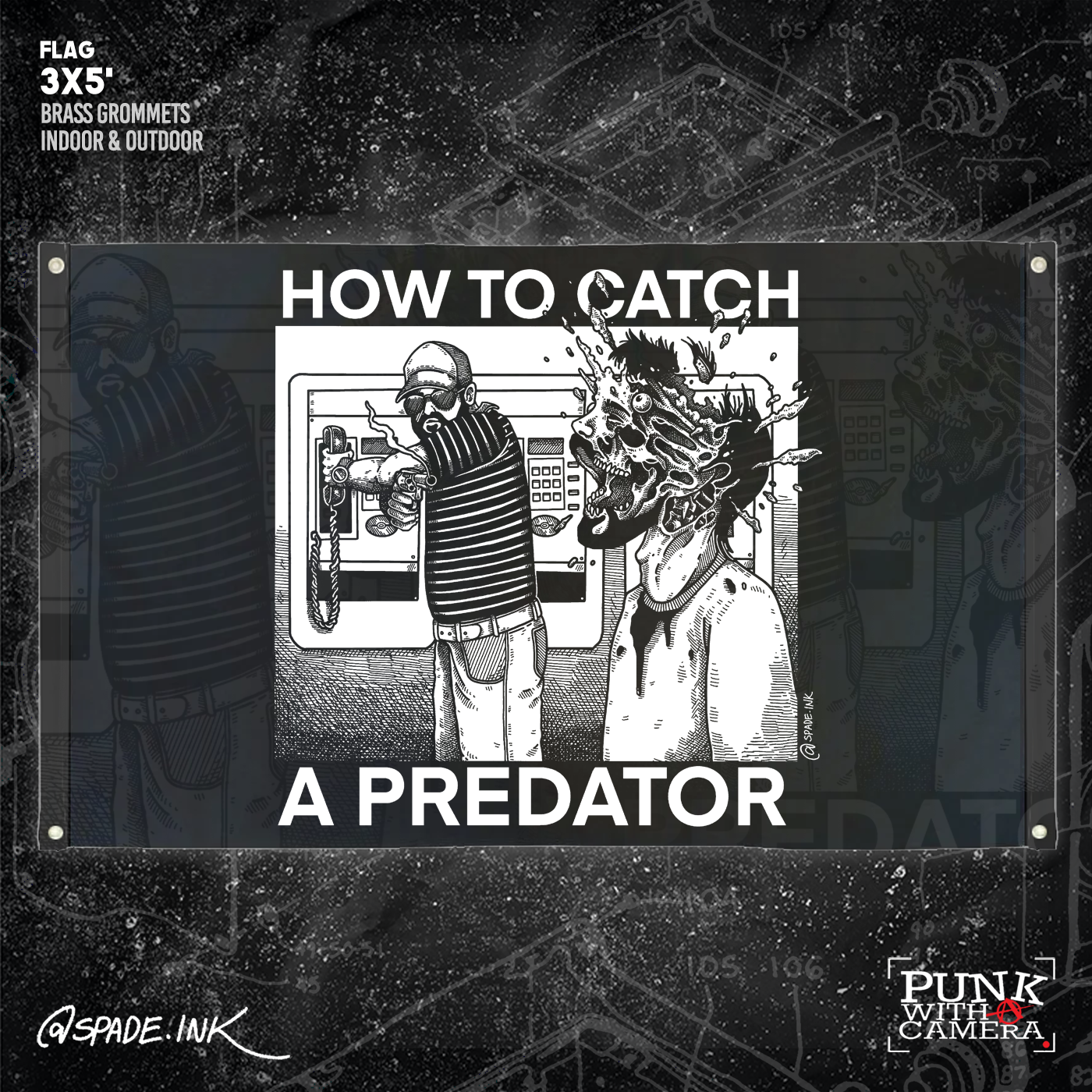 How To Catch A Predator - 3x5 Flag