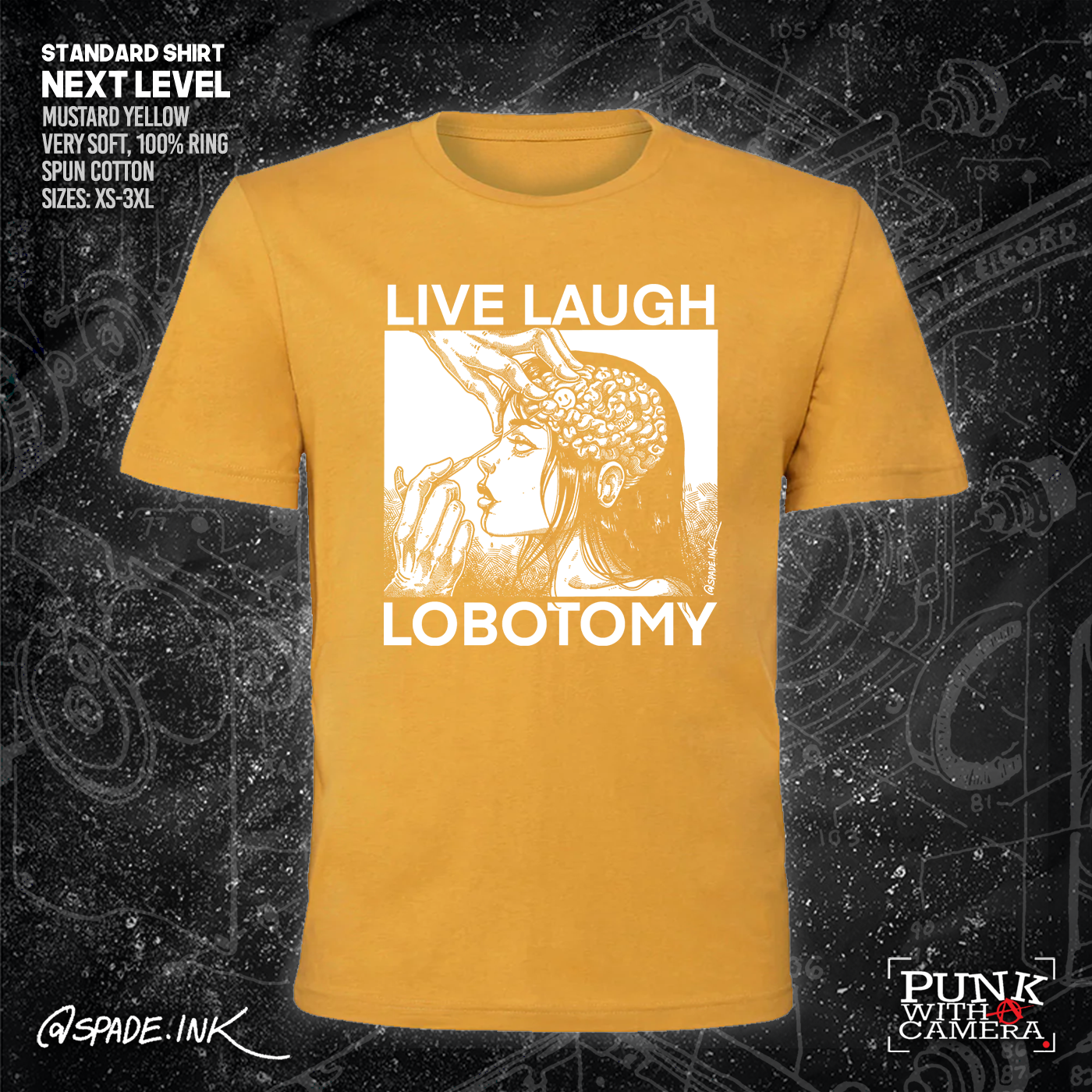 Live Laugh Lobotomy - Spade.Ink