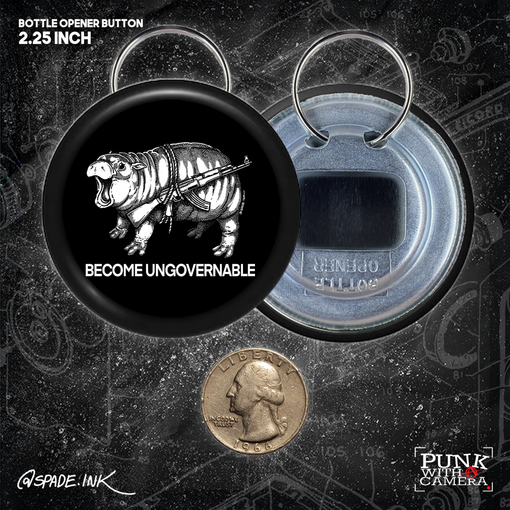 Moo Deng Become Ungovernable - Buttons (1.5 & 2.25 Inch)