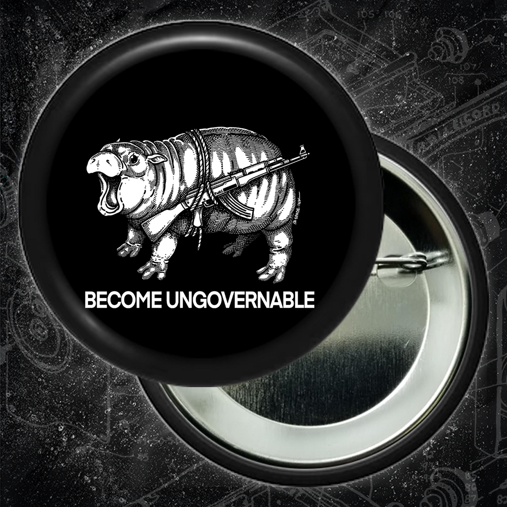 Moo Deng Become Ungovernable - Buttons (1.5 & 2.25 Inch)