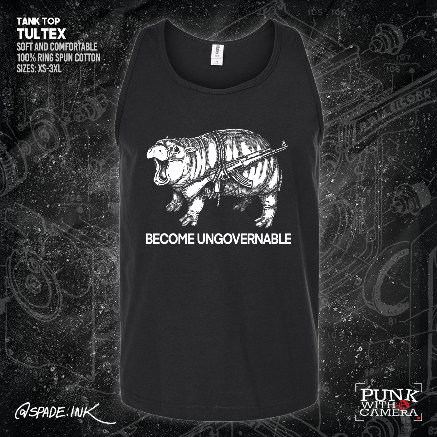Moo Deng Become Ungovernable - Spade.Ink