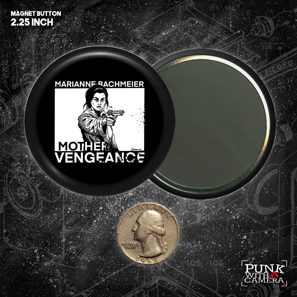 Marianne Bachmeier Mother Vengeance - Buttons (1.5 & 2.25 Inch)