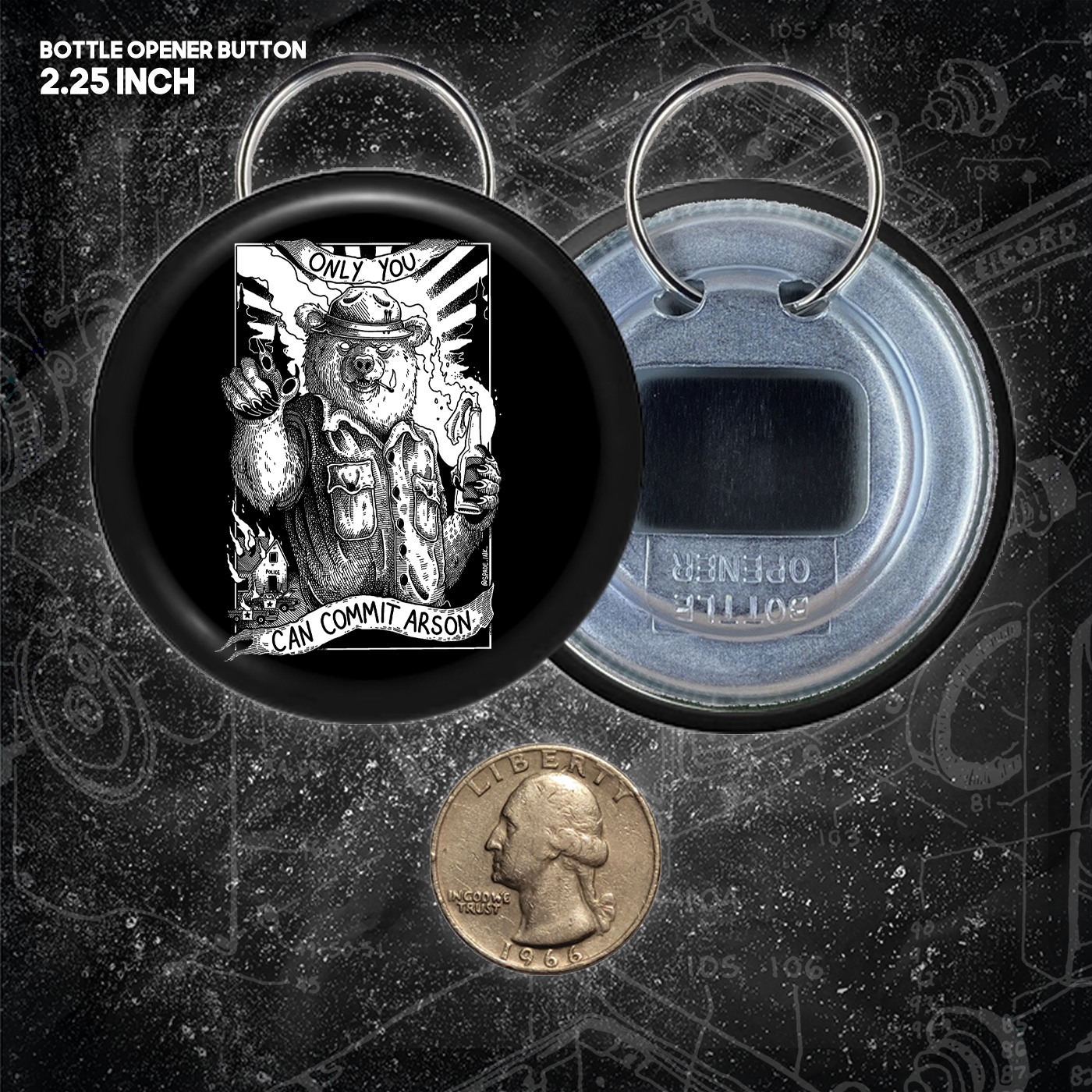 Only You Can Commit Arson - Buttons (1.5 & 2.25 Inch)