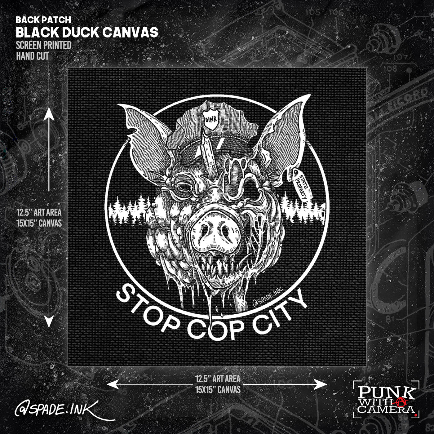 Stop Cop City - Backpatch