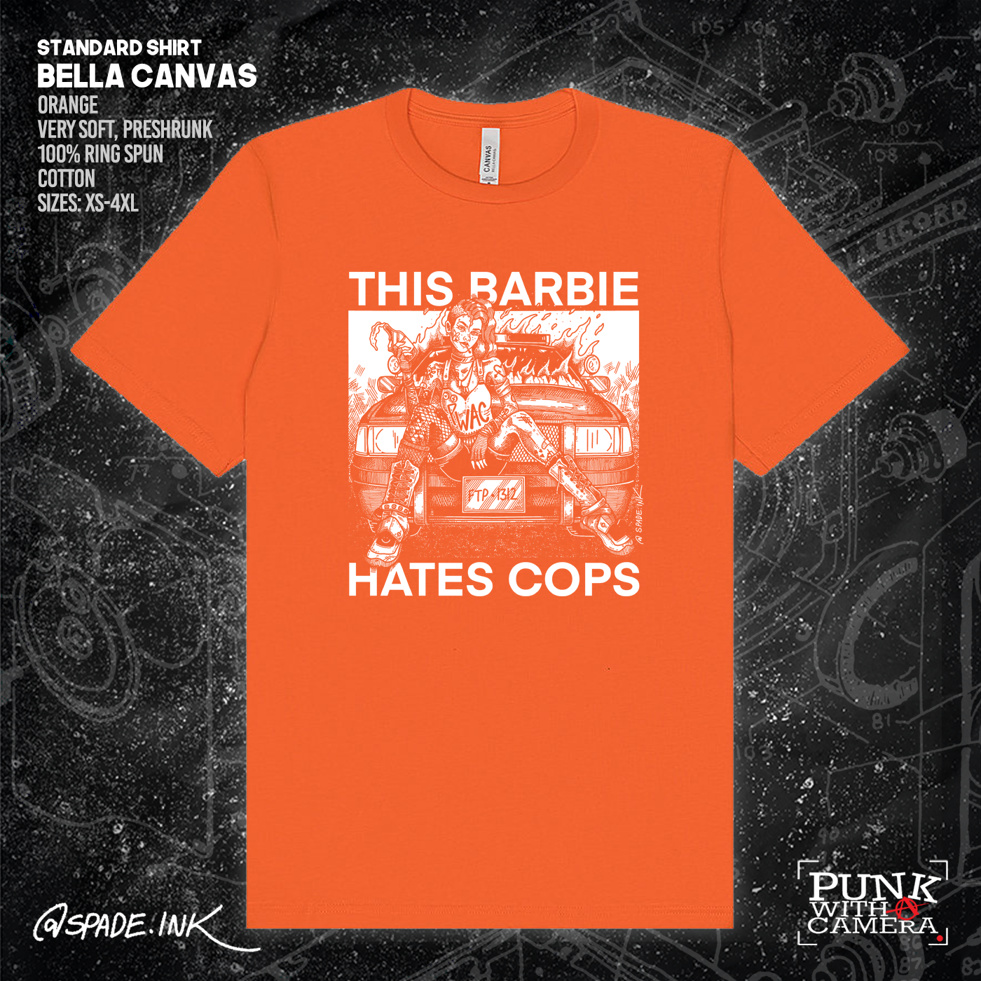 This Barbie Hates Cops - Spade.Ink