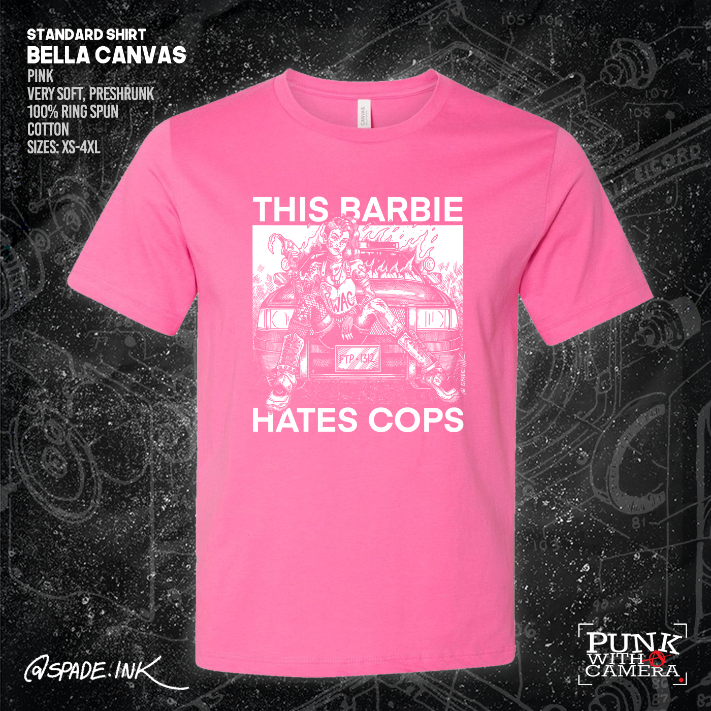 This Barbie Hates Cops - Spade.Ink