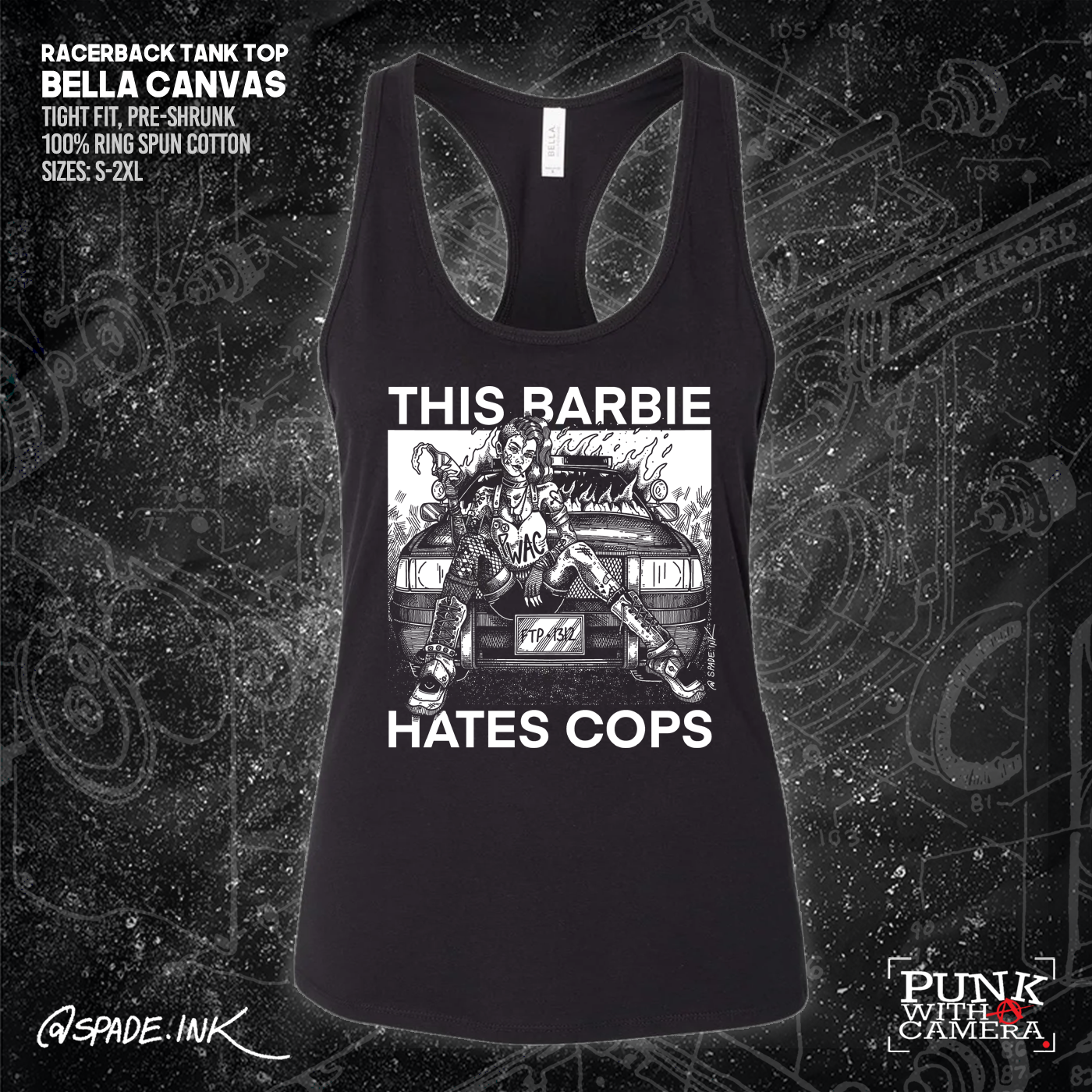 This Barbie Hates Cops - Spade.Ink