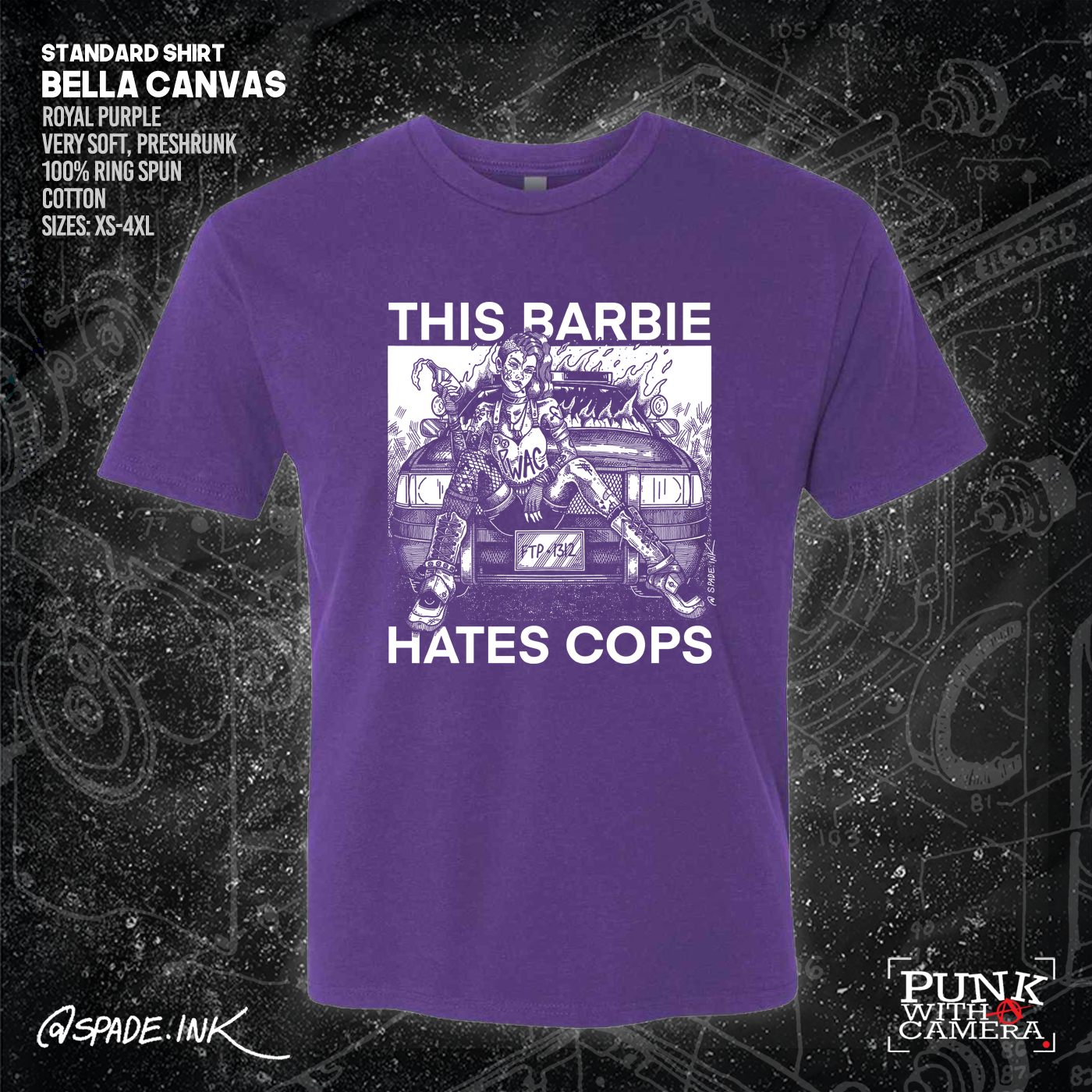 This Barbie Hates Cops - Spade.Ink