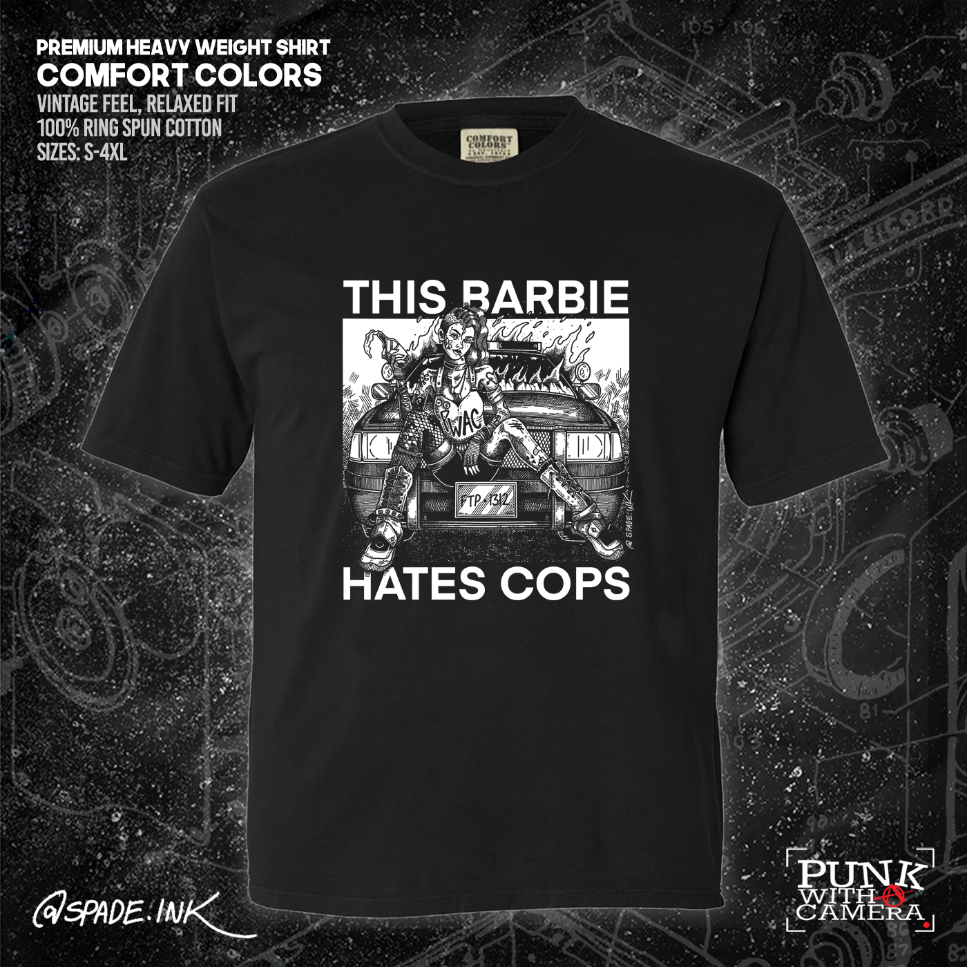 This Barbie Hates Cops - Spade.Ink