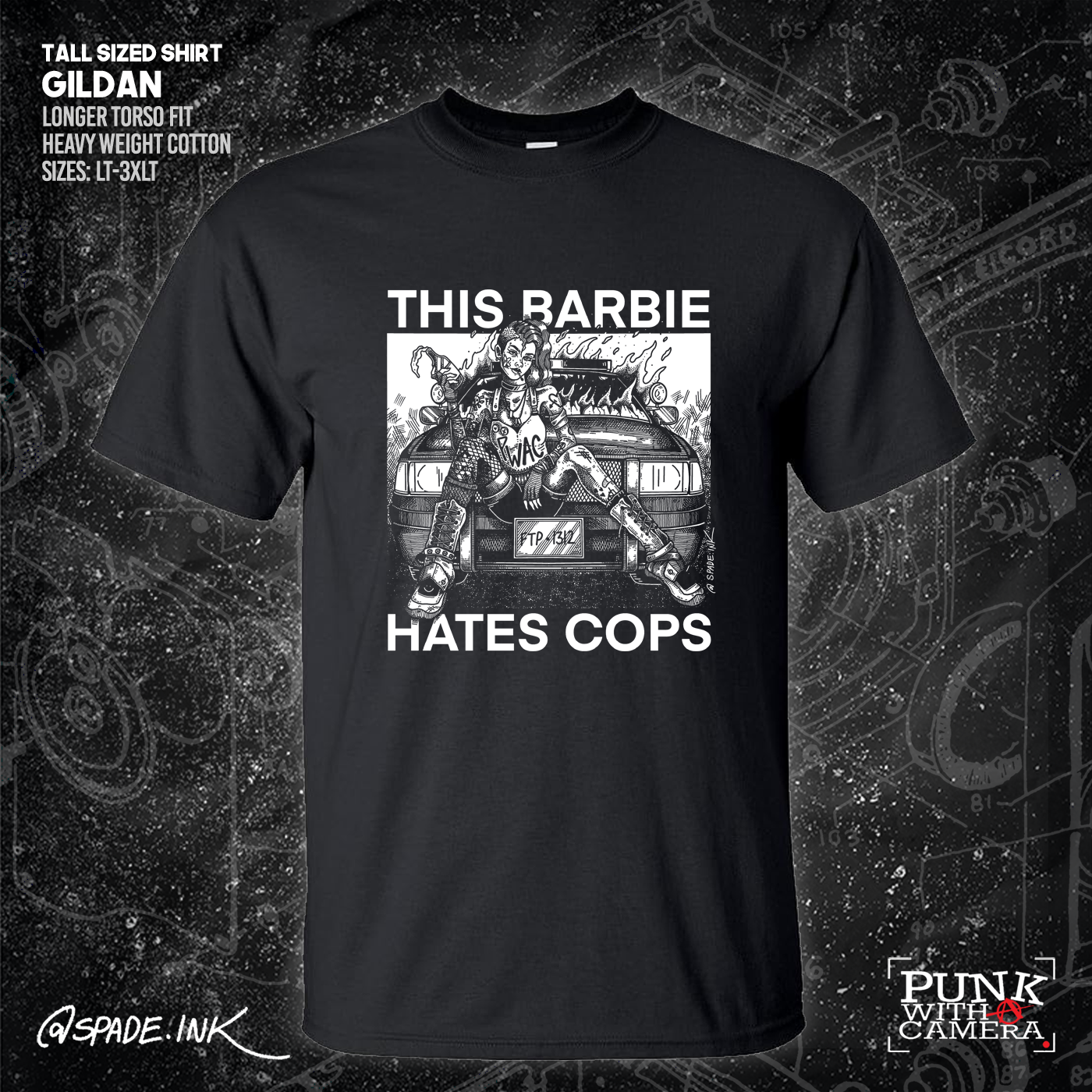 This Barbie Hates Cops - Spade.Ink