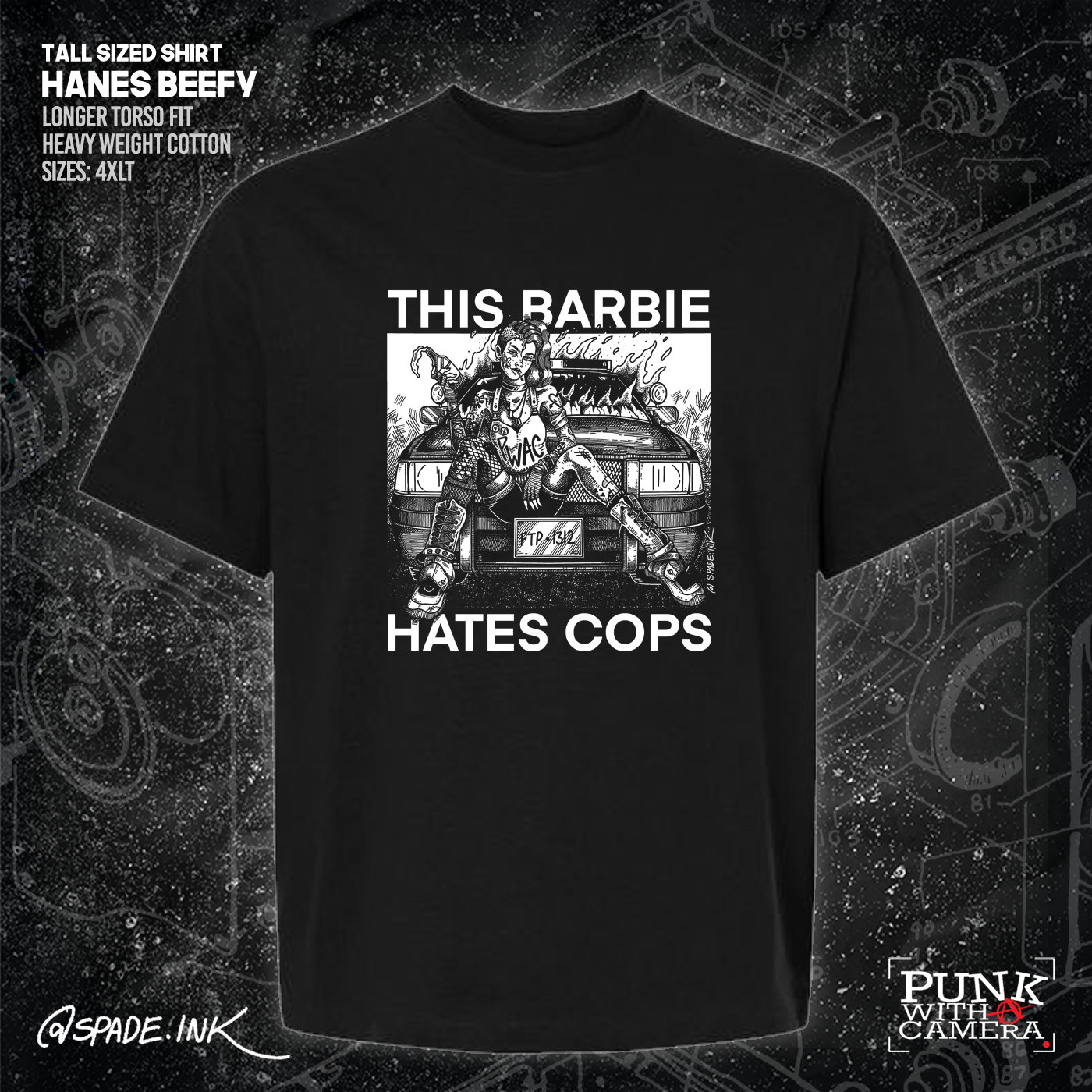 This Barbie Hates Cops - Spade.Ink