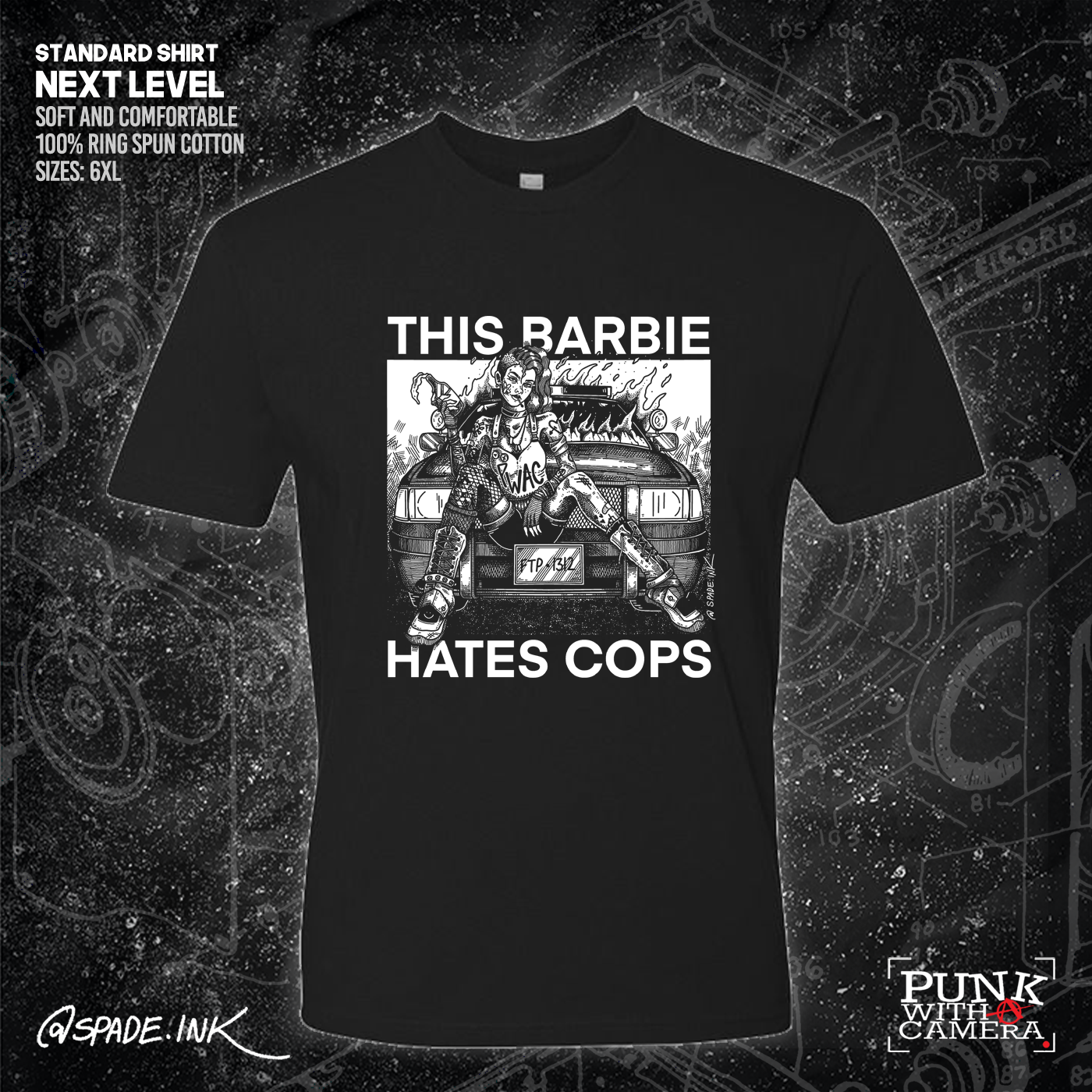This Barbie Hates Cops - Spade.Ink