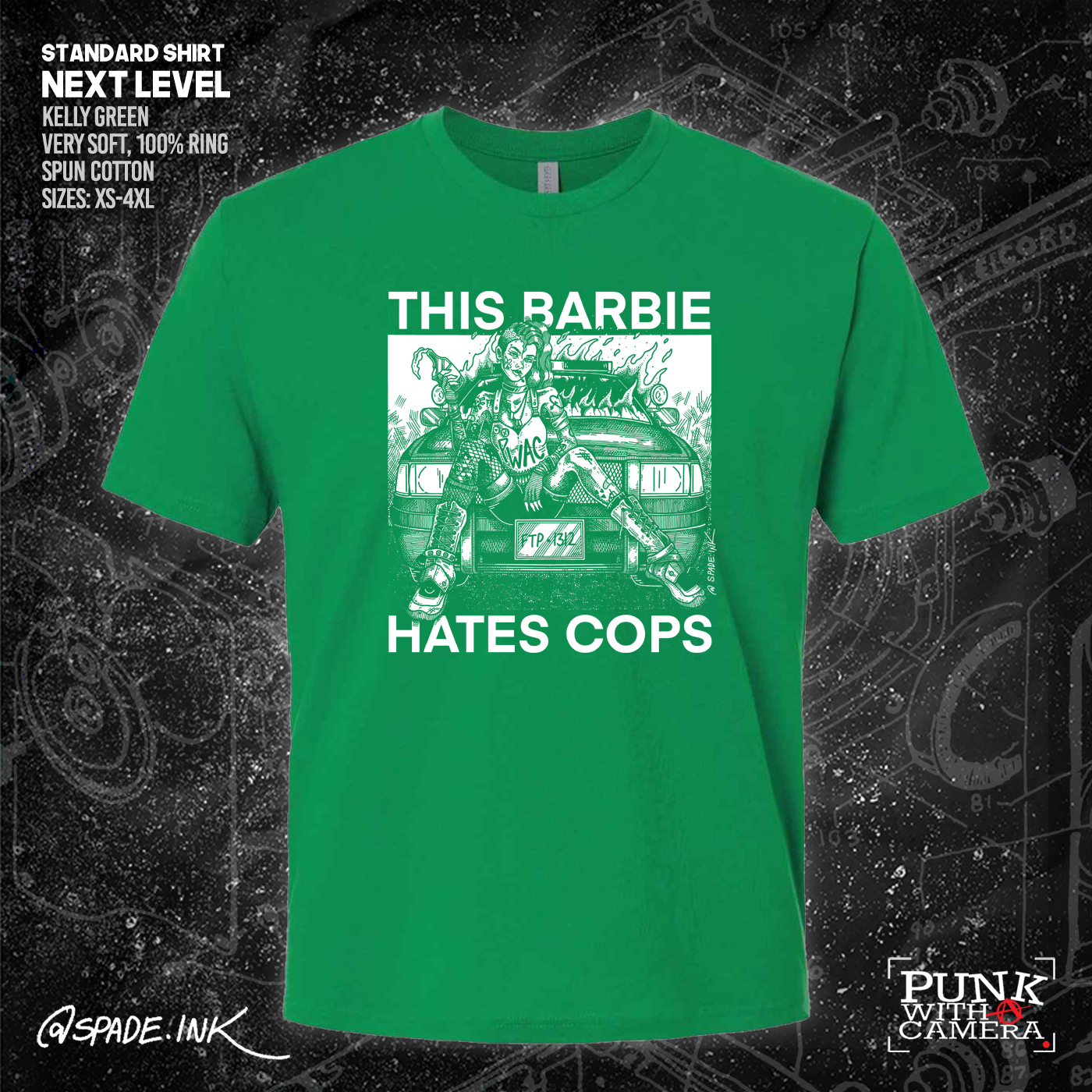 This Barbie Hates Cops - Spade.Ink