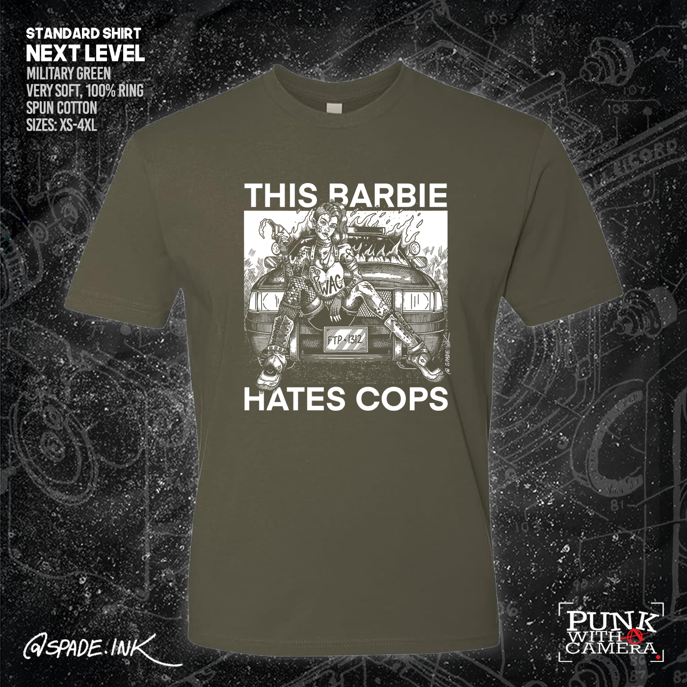 This Barbie Hates Cops - Spade.Ink