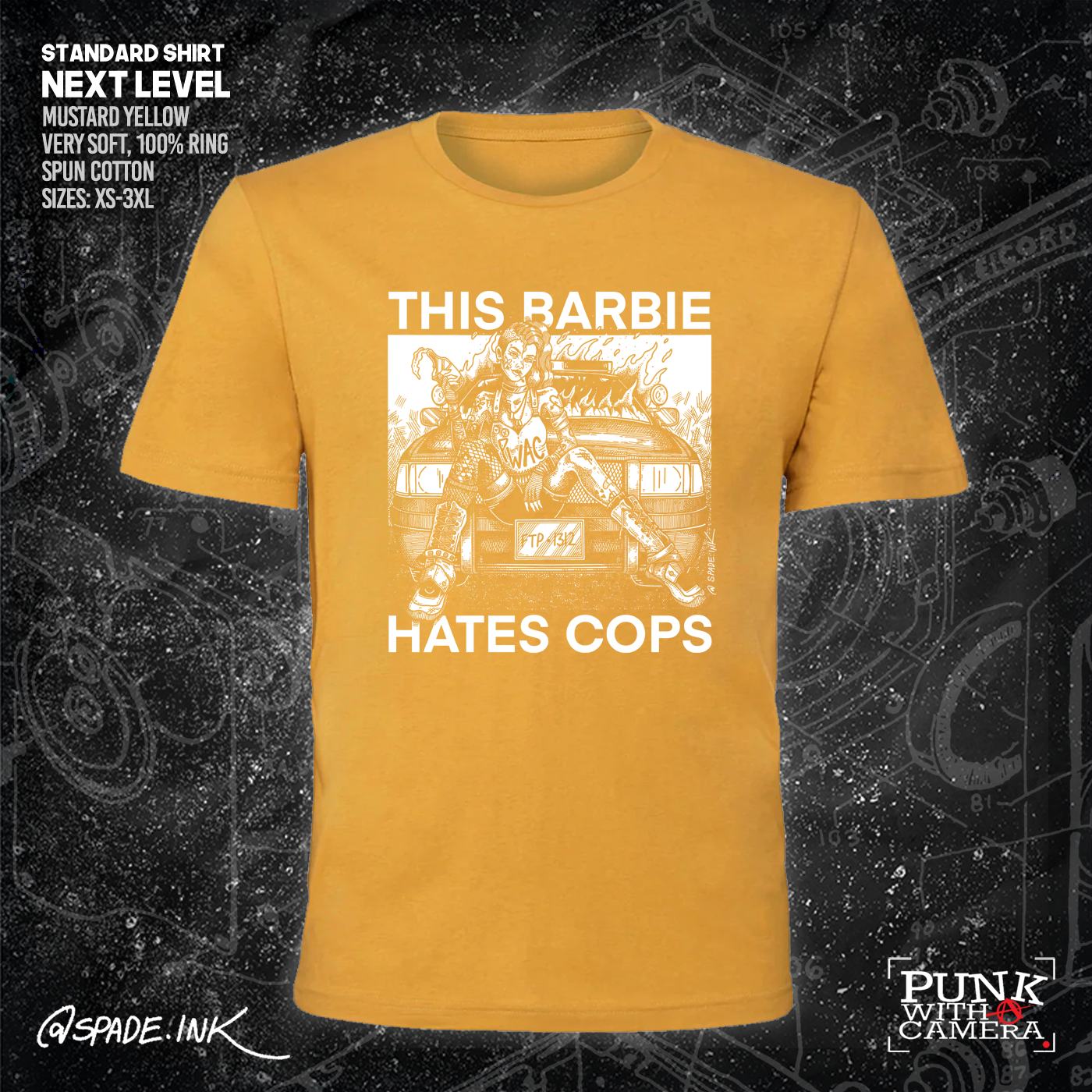 This Barbie Hates Cops - Spade.Ink