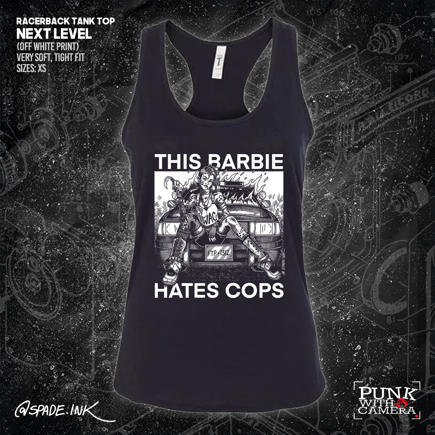 This Barbie Hates Cops - Spade.Ink
