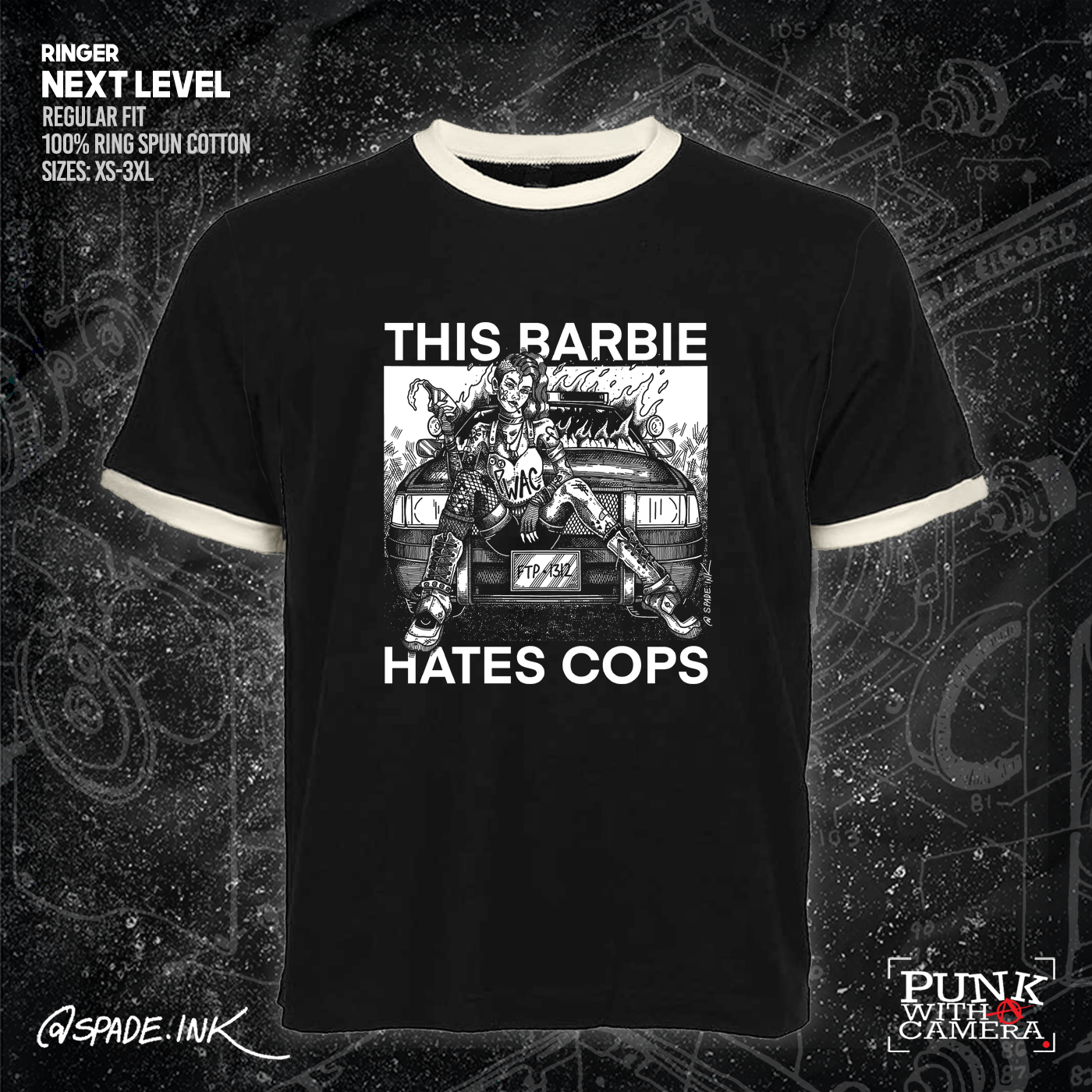 This Barbie Hates Cops - Spade.Ink