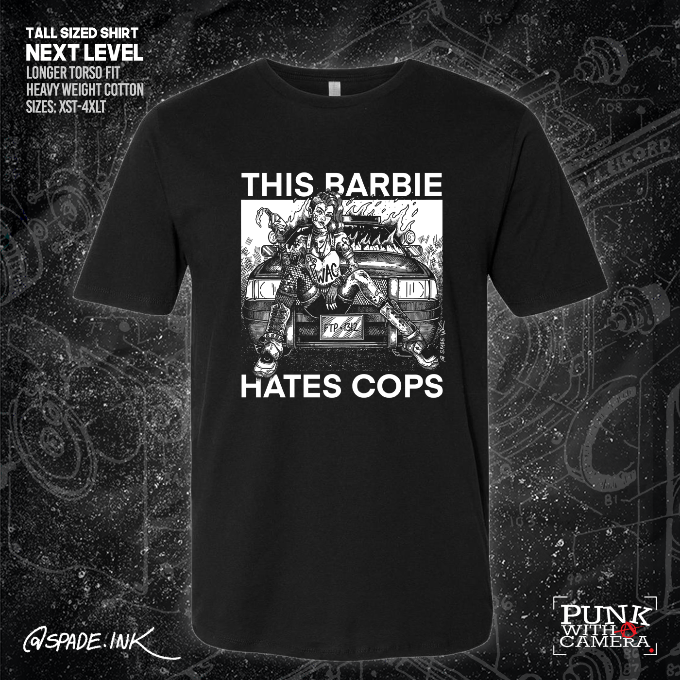 This Barbie Hates Cops - Spade.Ink