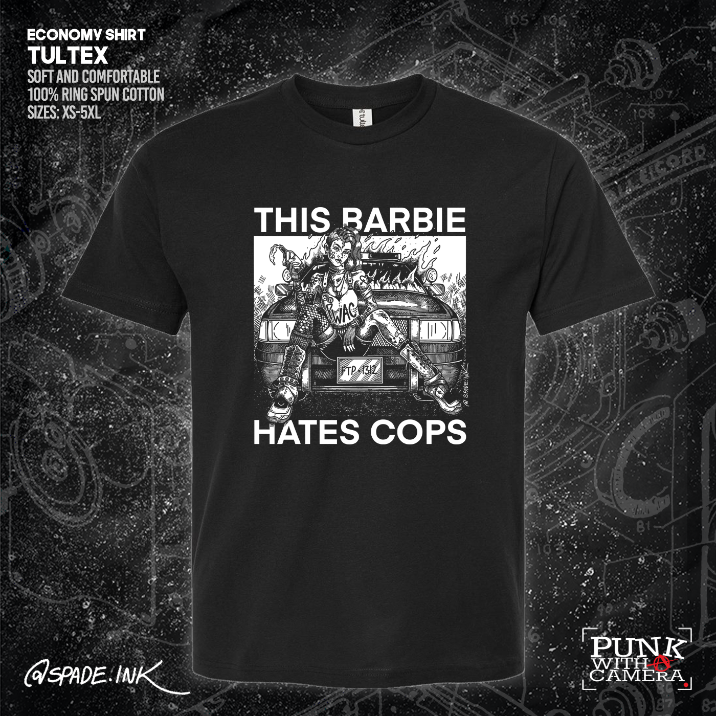 This Barbie Hates Cops - Spade.Ink