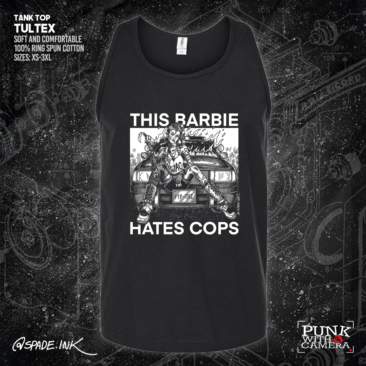 This Barbie Hates Cops - Spade.Ink