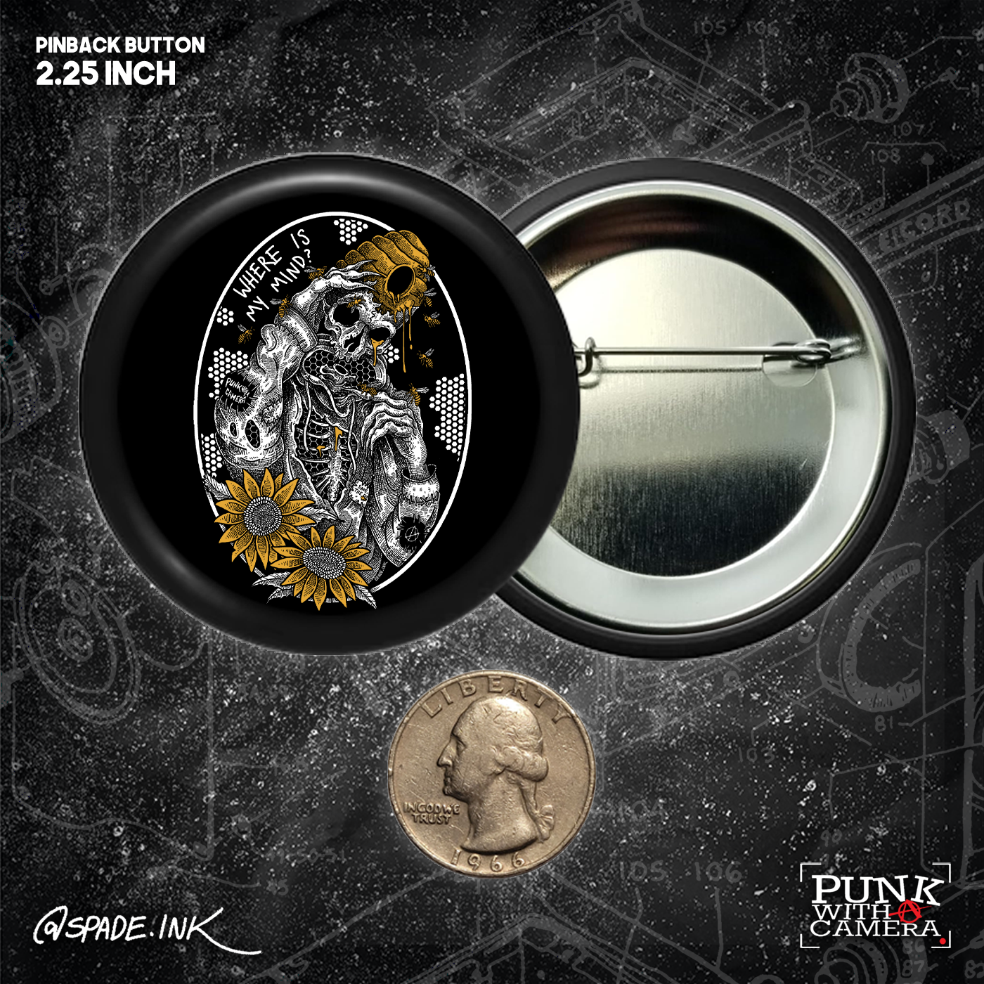 Where Is My Mind - Buttons (1.5, & 2.25 Inch)