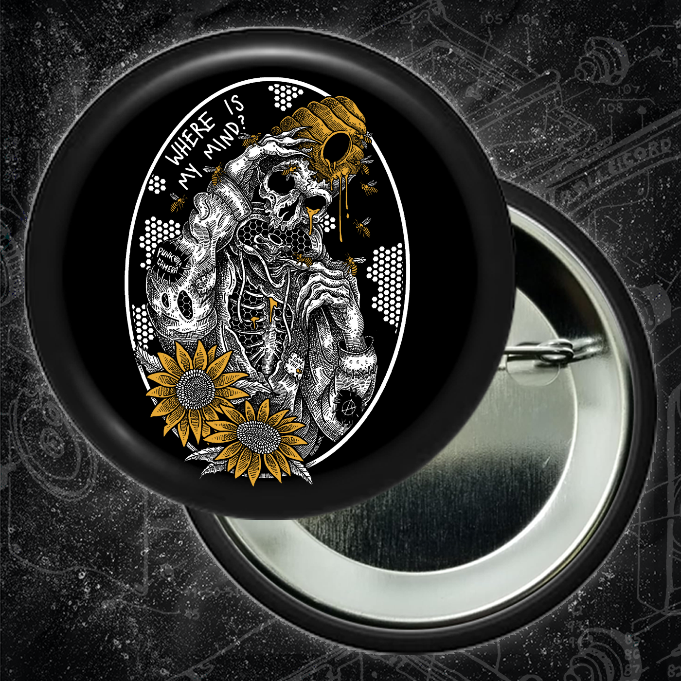 Where Is My Mind - Buttons (1.5, & 2.25 Inch)
