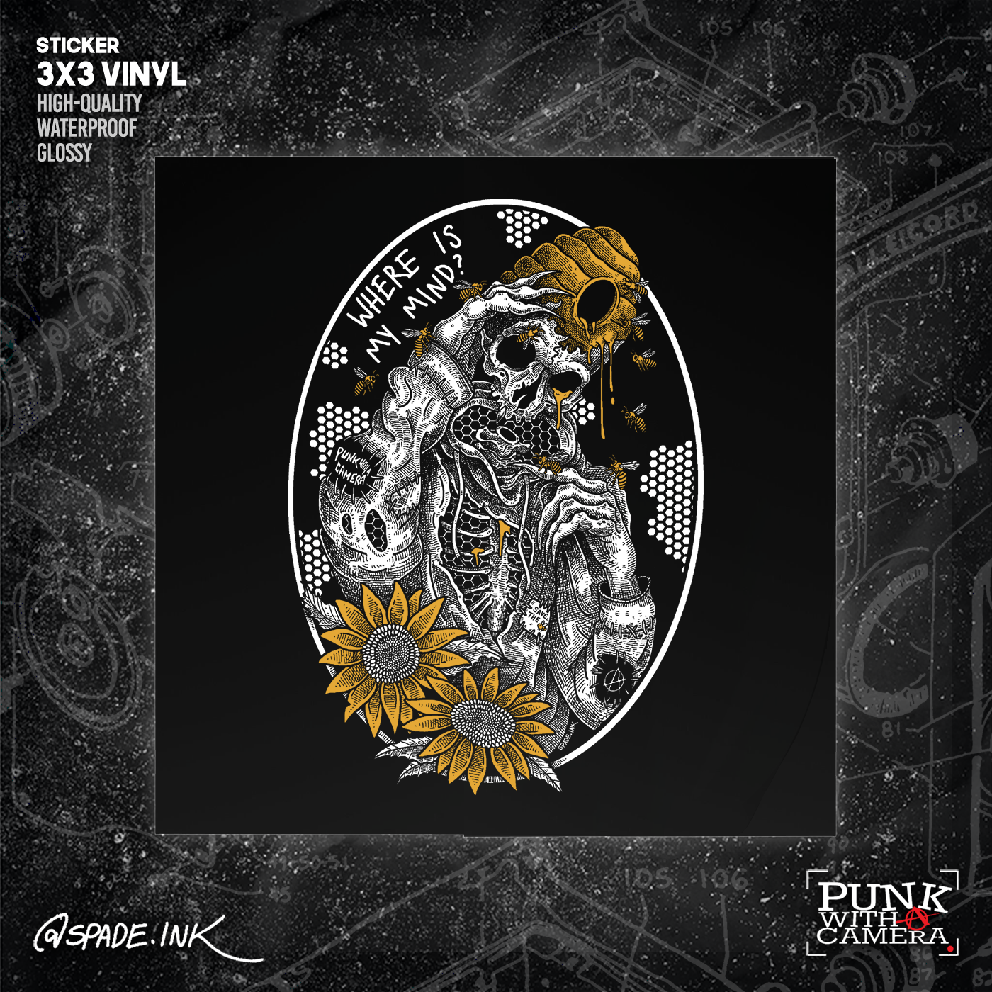 Where Is My Mind - Sticker (3X3)