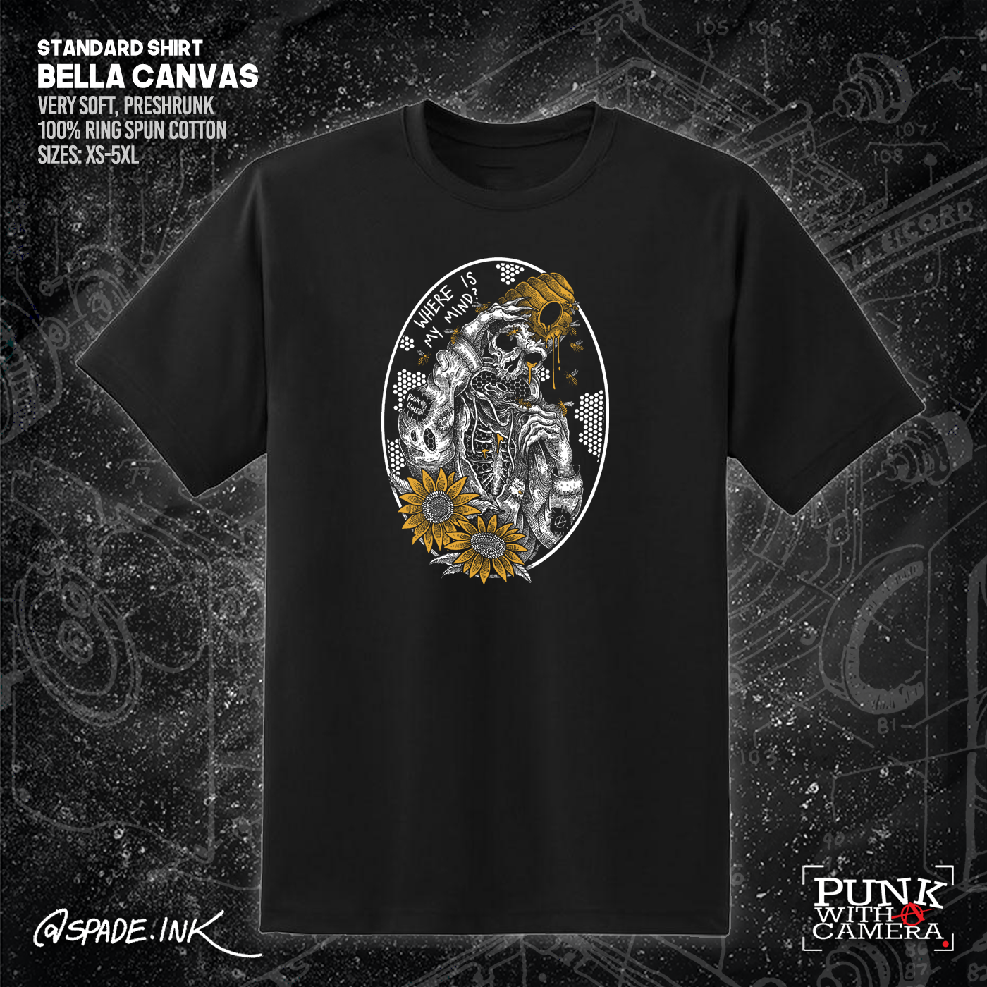 Where Is My Mind W/ Color - Spade.Ink