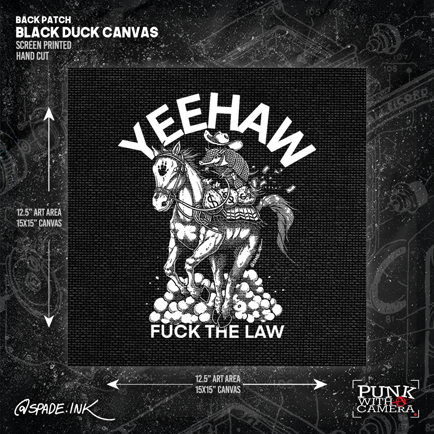 Yeehaw Fuck The Law - Backpatch