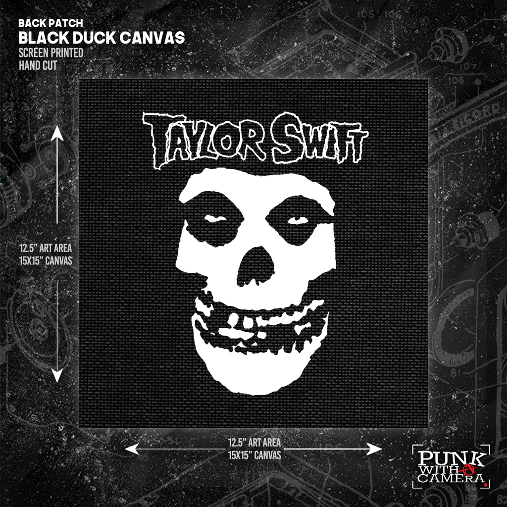 Taylor Swift // Misfit Skull - Backpatch