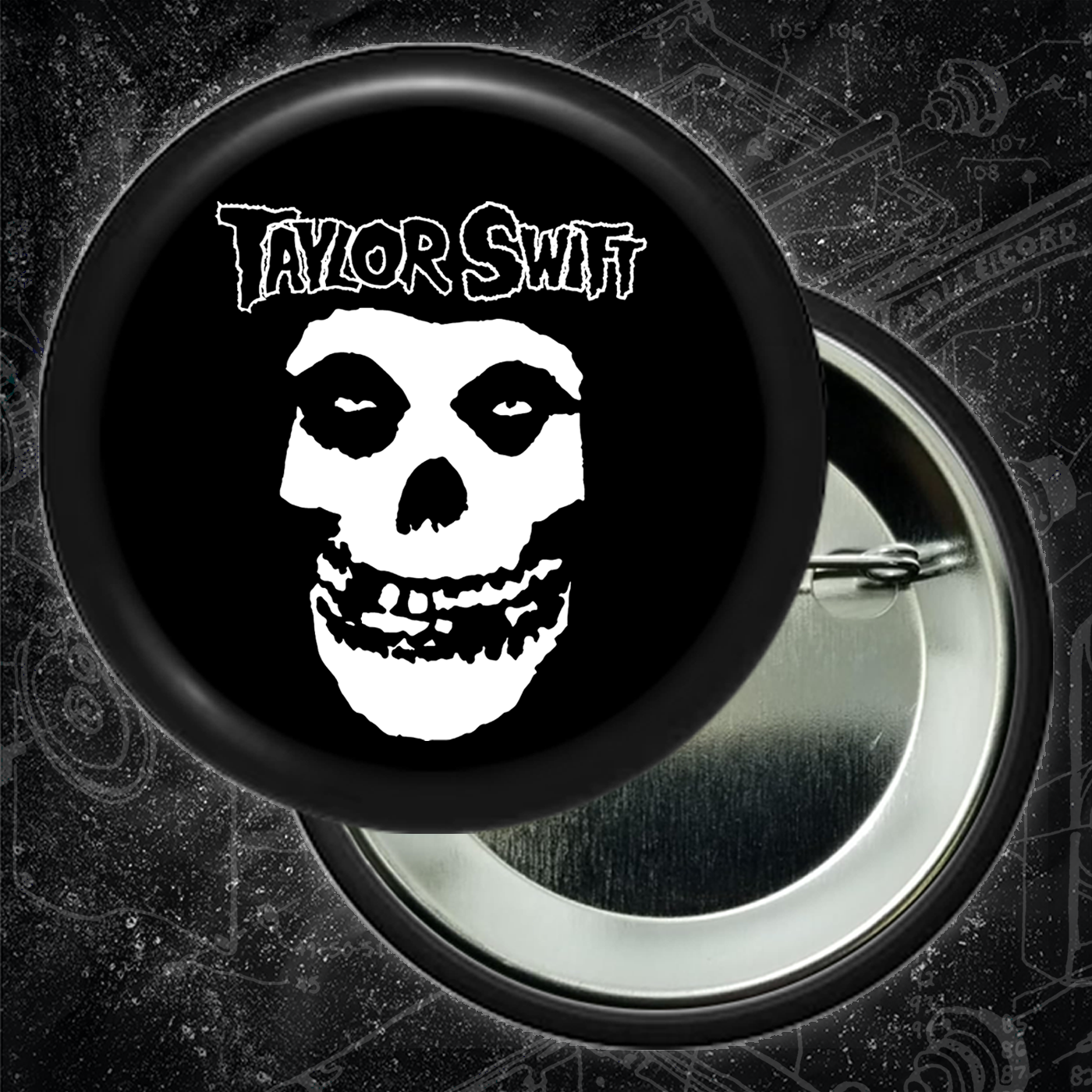 Taylor Swift // Misfit - Buttons (1, 1.25, 1.5, & 2.25 Inch)